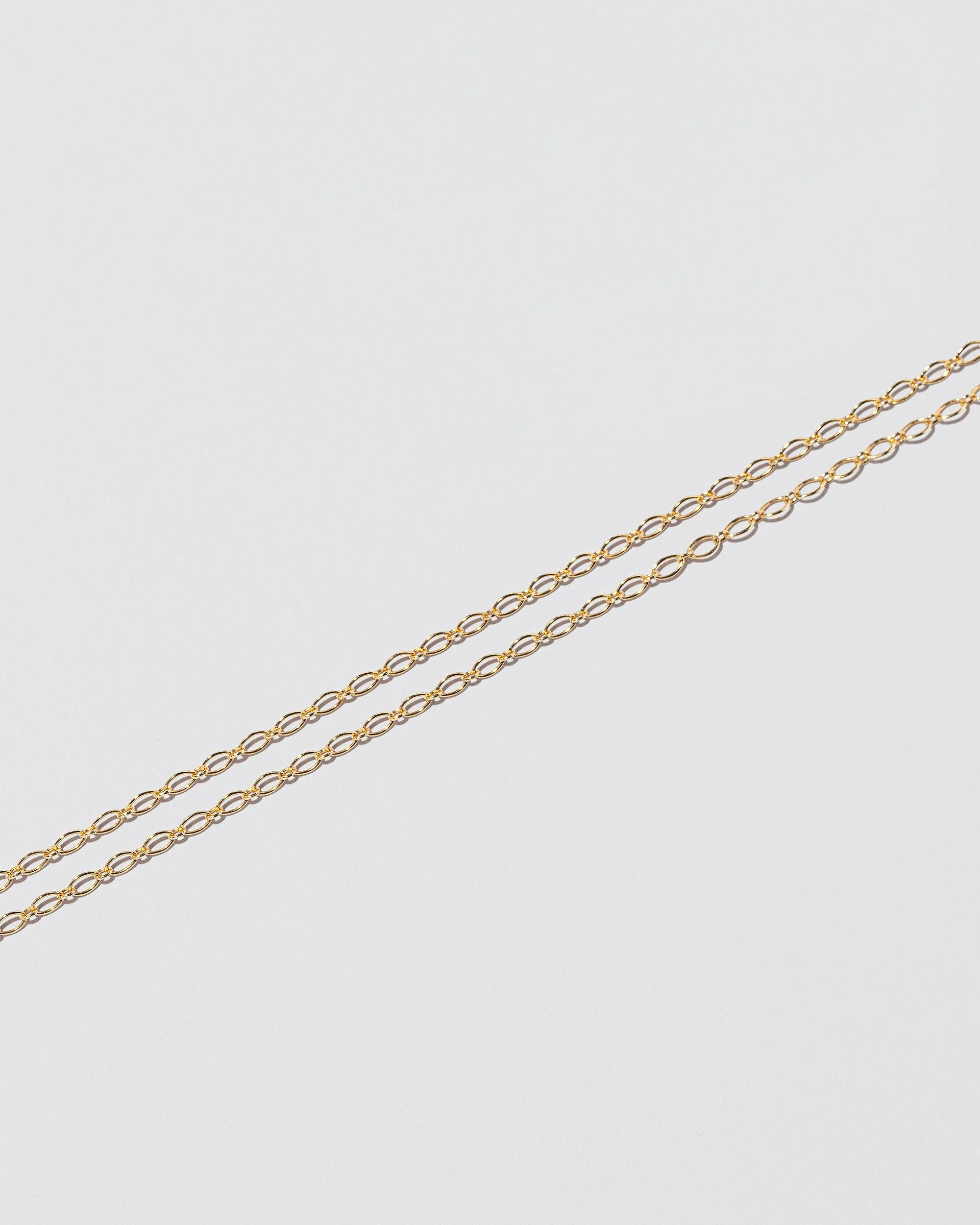 Open Oval Chain Necklace - Image 3