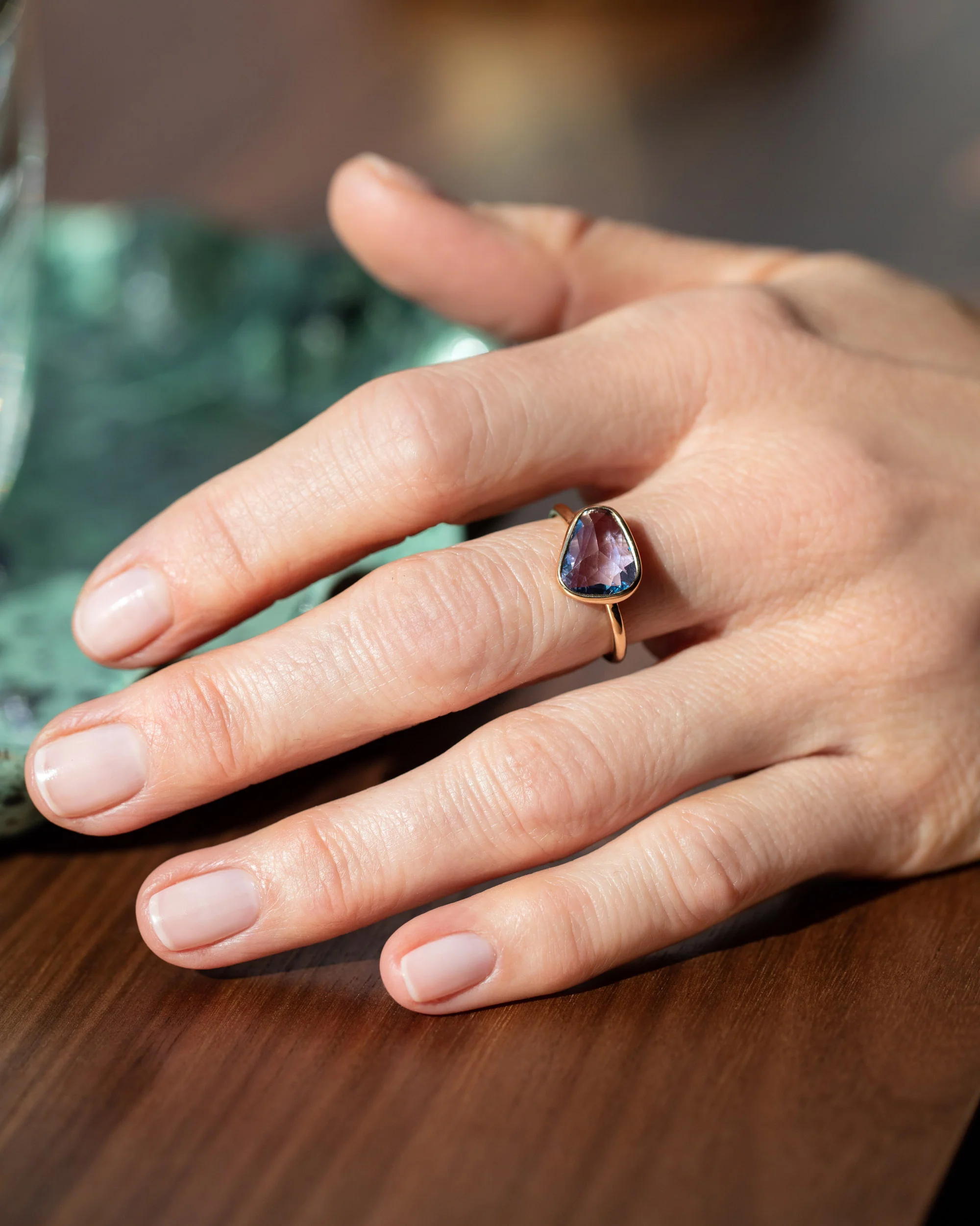 Gusher Purple Sapphire Ring 001 - Image 4