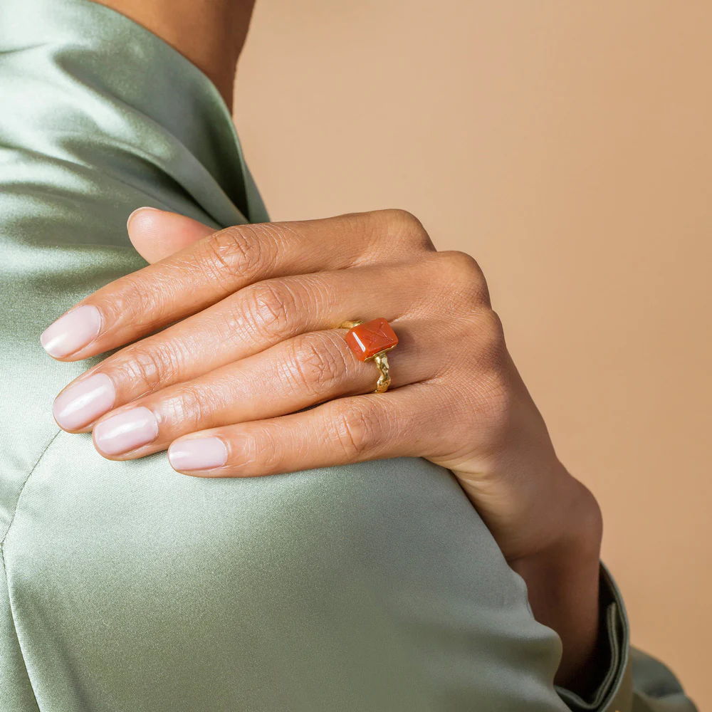 Antique Carnelian Flip Ring - Image 6