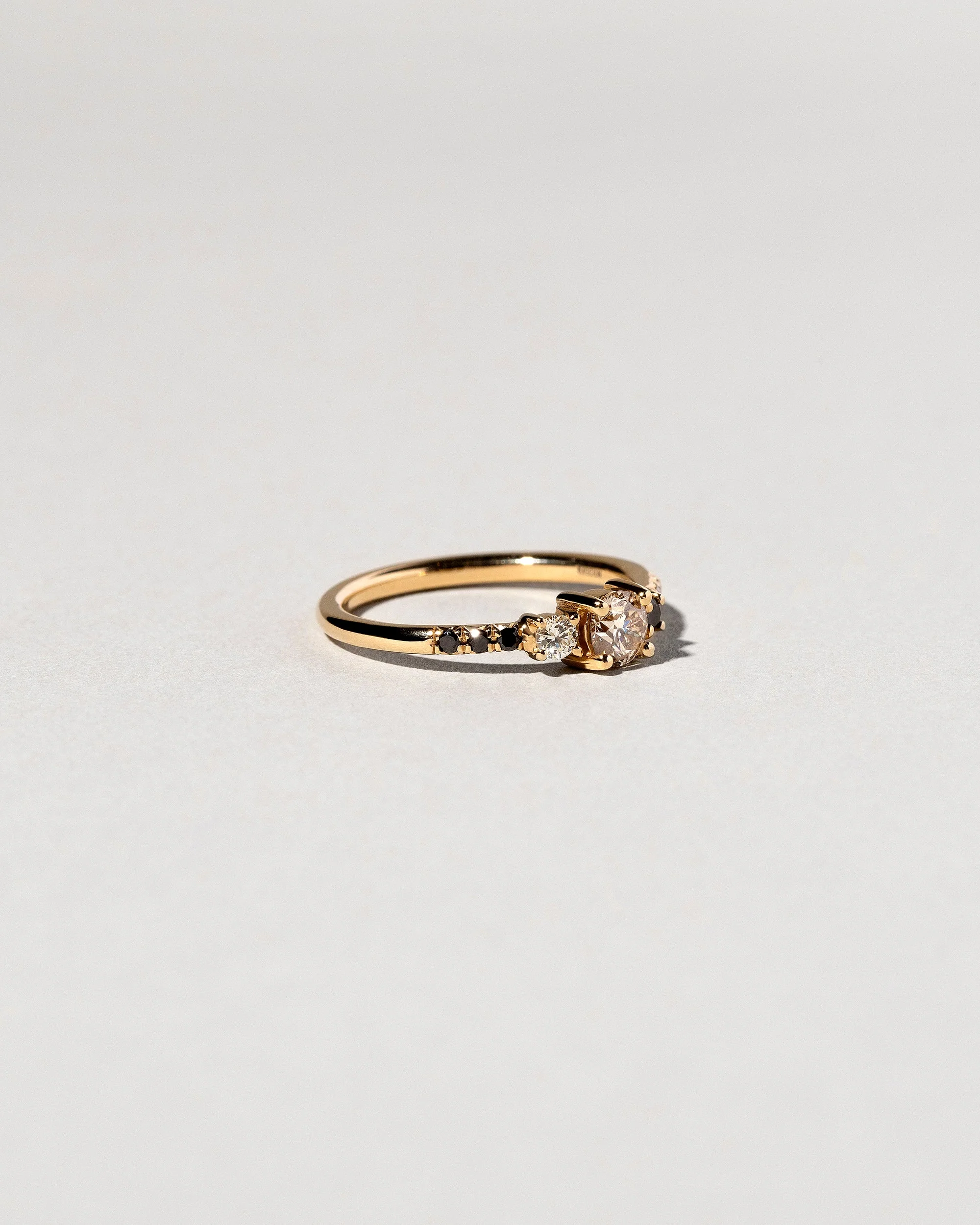 Patira Ring - Champagne & Black Diamonds - Image 3