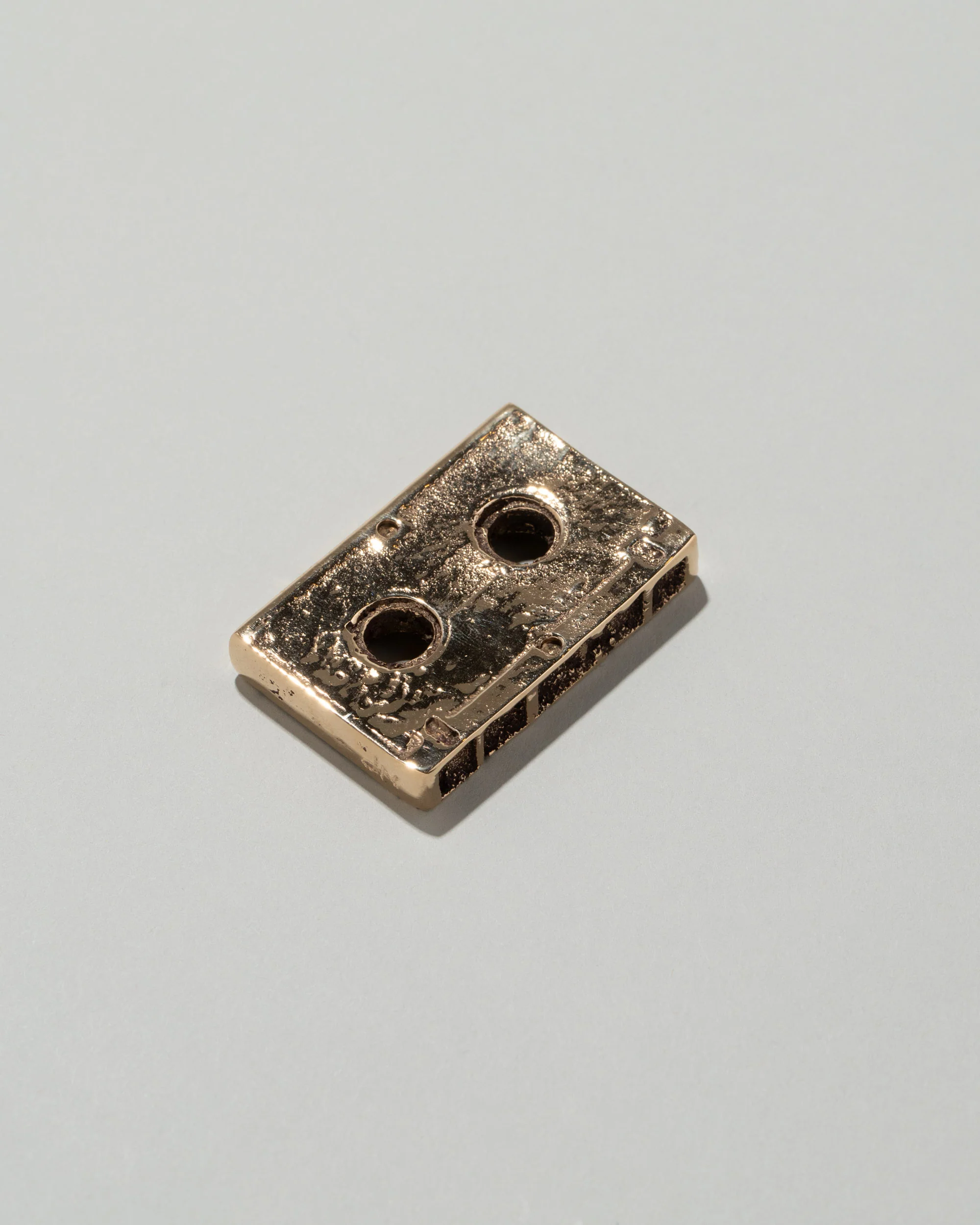 Cast Bronze Mini Cassette Tape