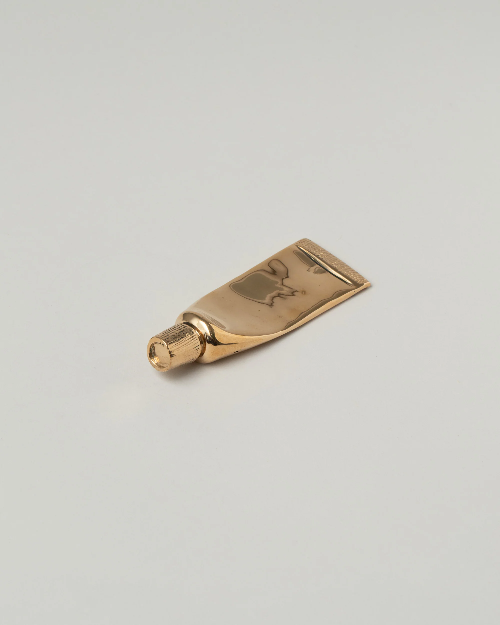 Cast Bronze Travel-Sized Toothpaste Tube