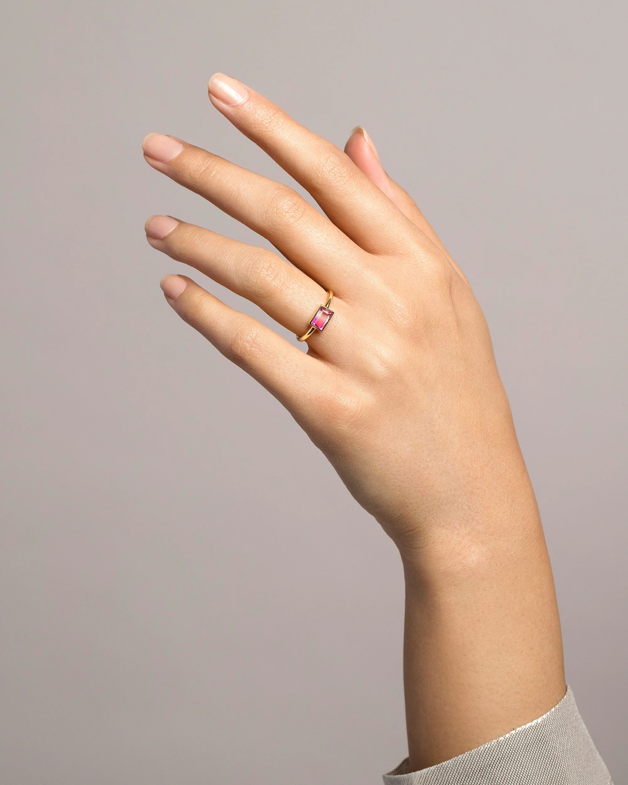 Pink & White Tourmaline Ring - Image 3