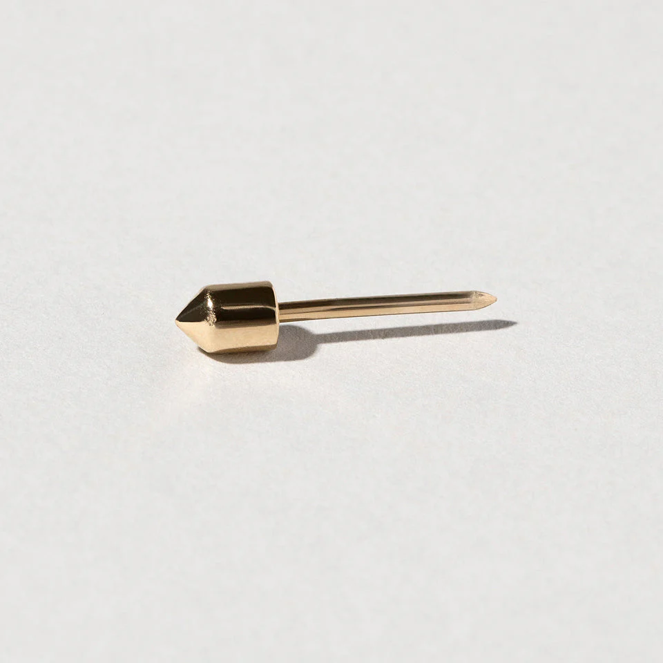 Pointed Cylinder Collar Pin - Image 3