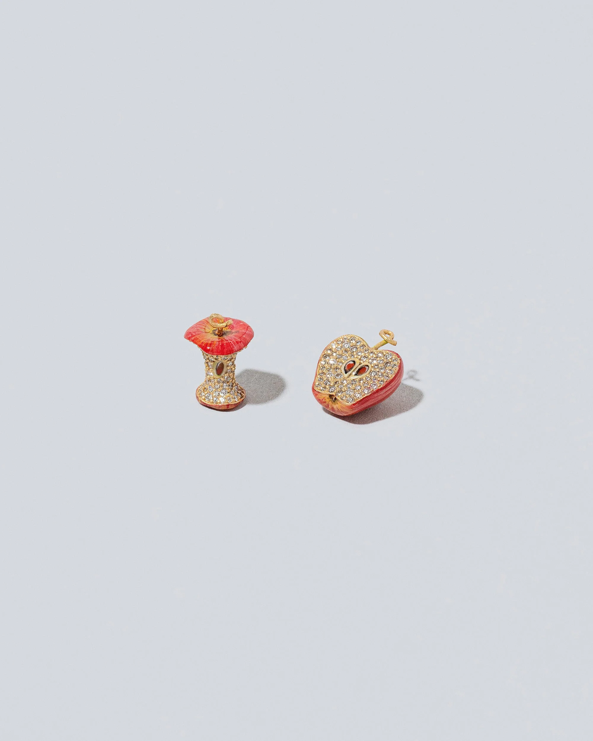 Red Apple Core Charm - Image 2