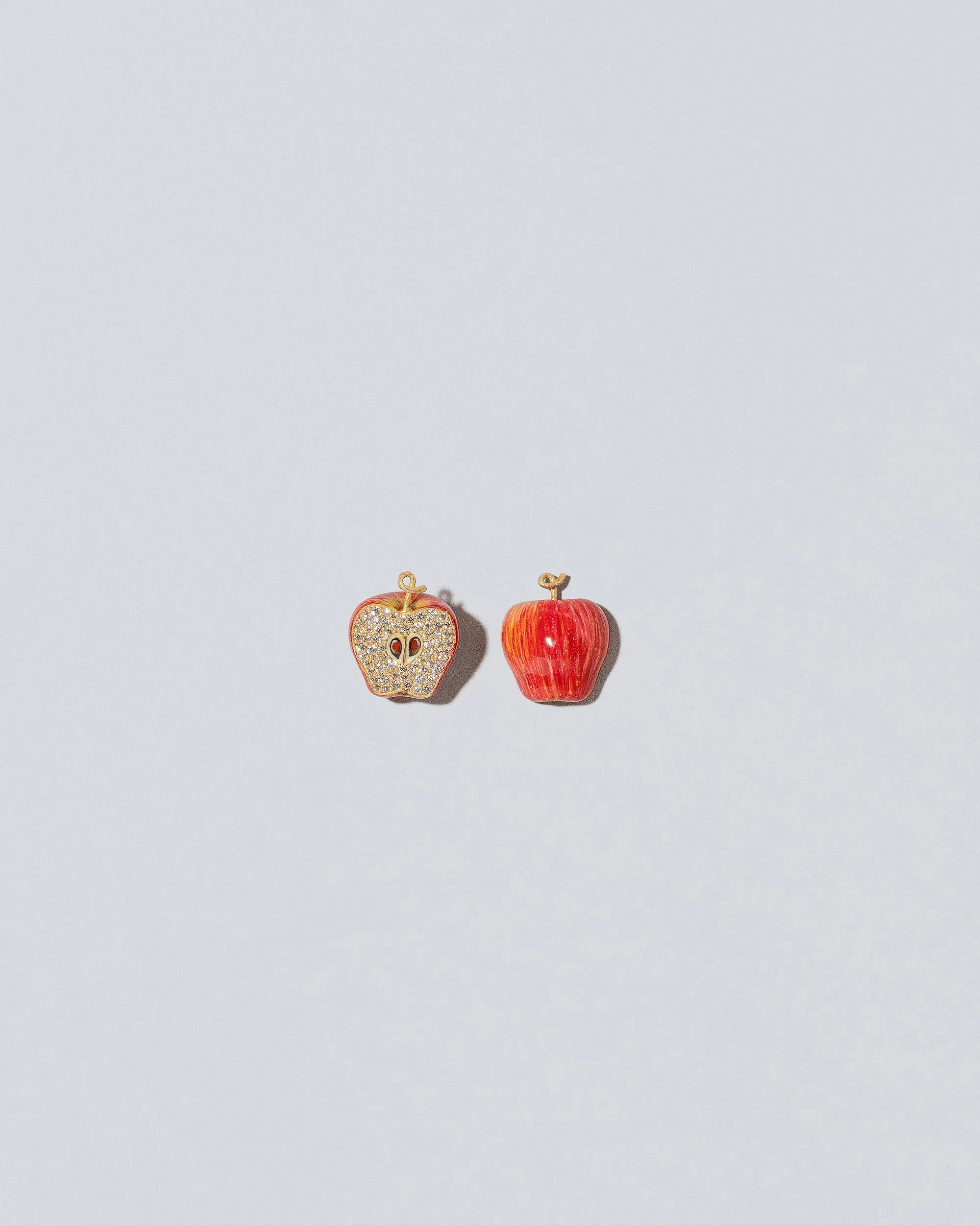 Red Apple Halved Charm - Image 4