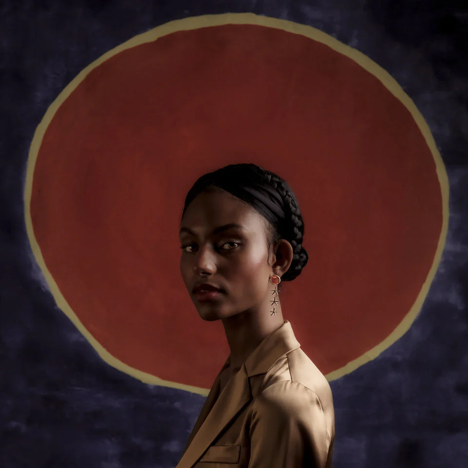 Red Sun Earrings - Image 4