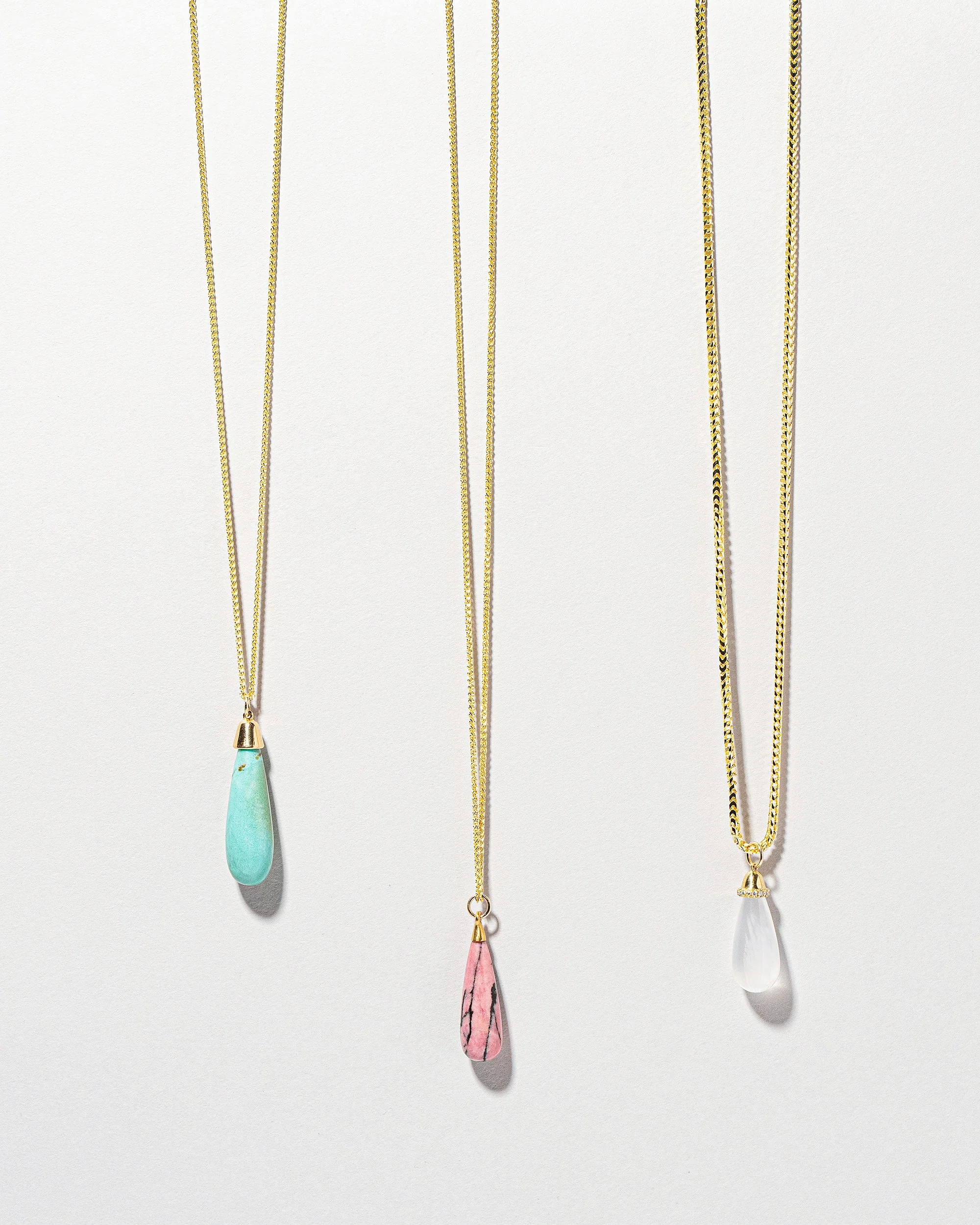 Rhodolite Drop Pendant - Image 3