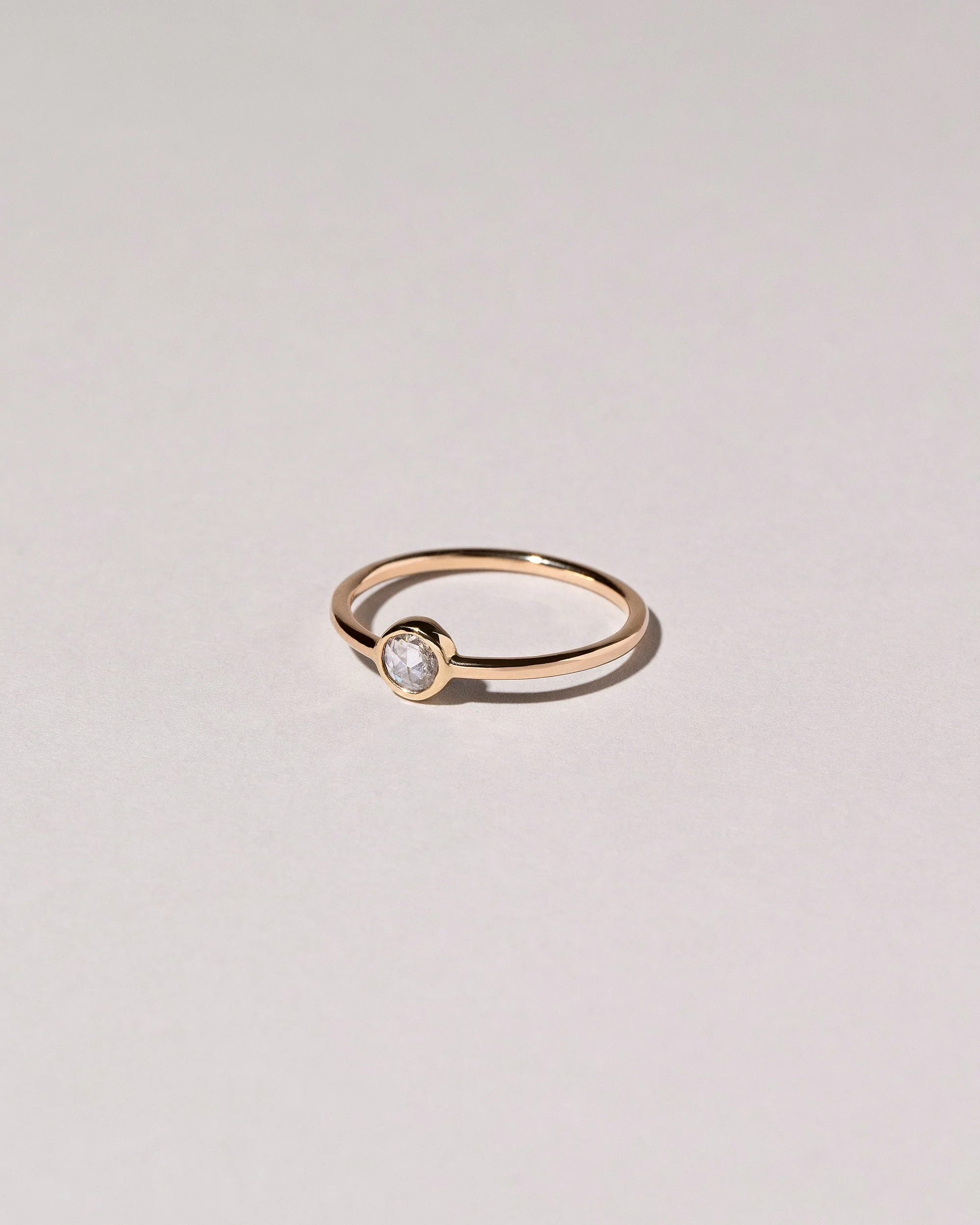 Rose Cut Purple Diamond Ring - Image 2