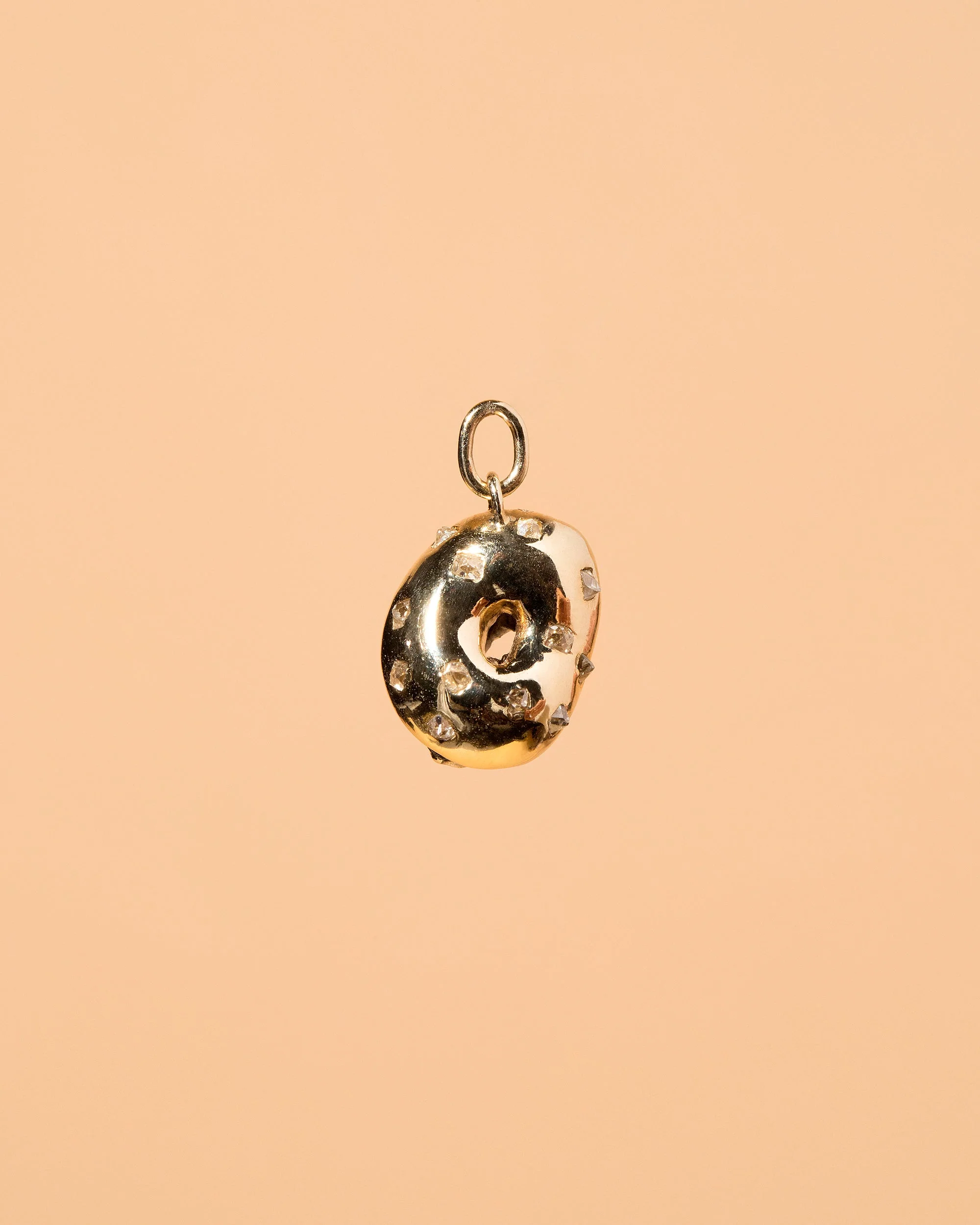 Salt Bagel Charm with Cream Cheese - Image 2