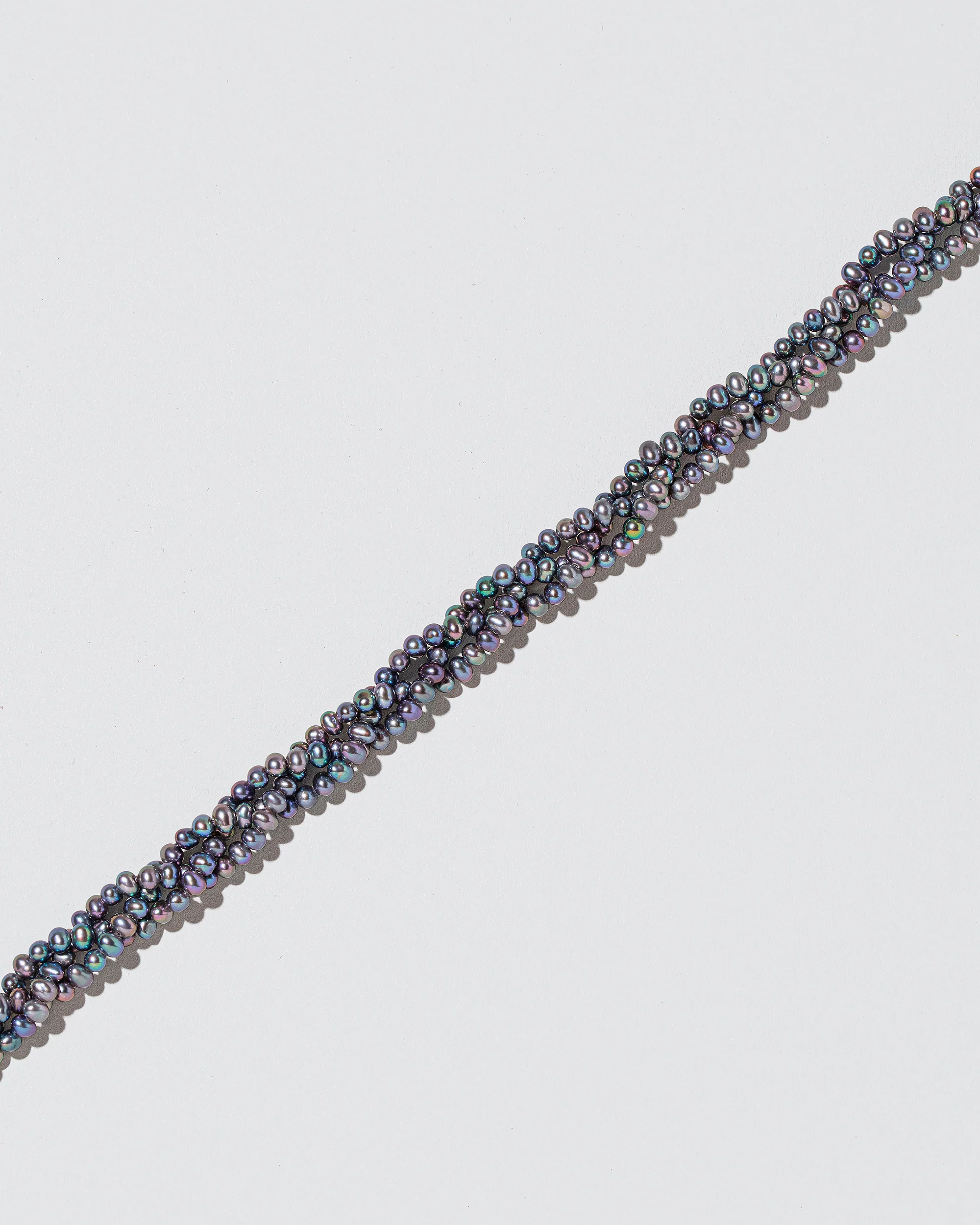 Braided Seed Pearl Choker Necklace - Image 3