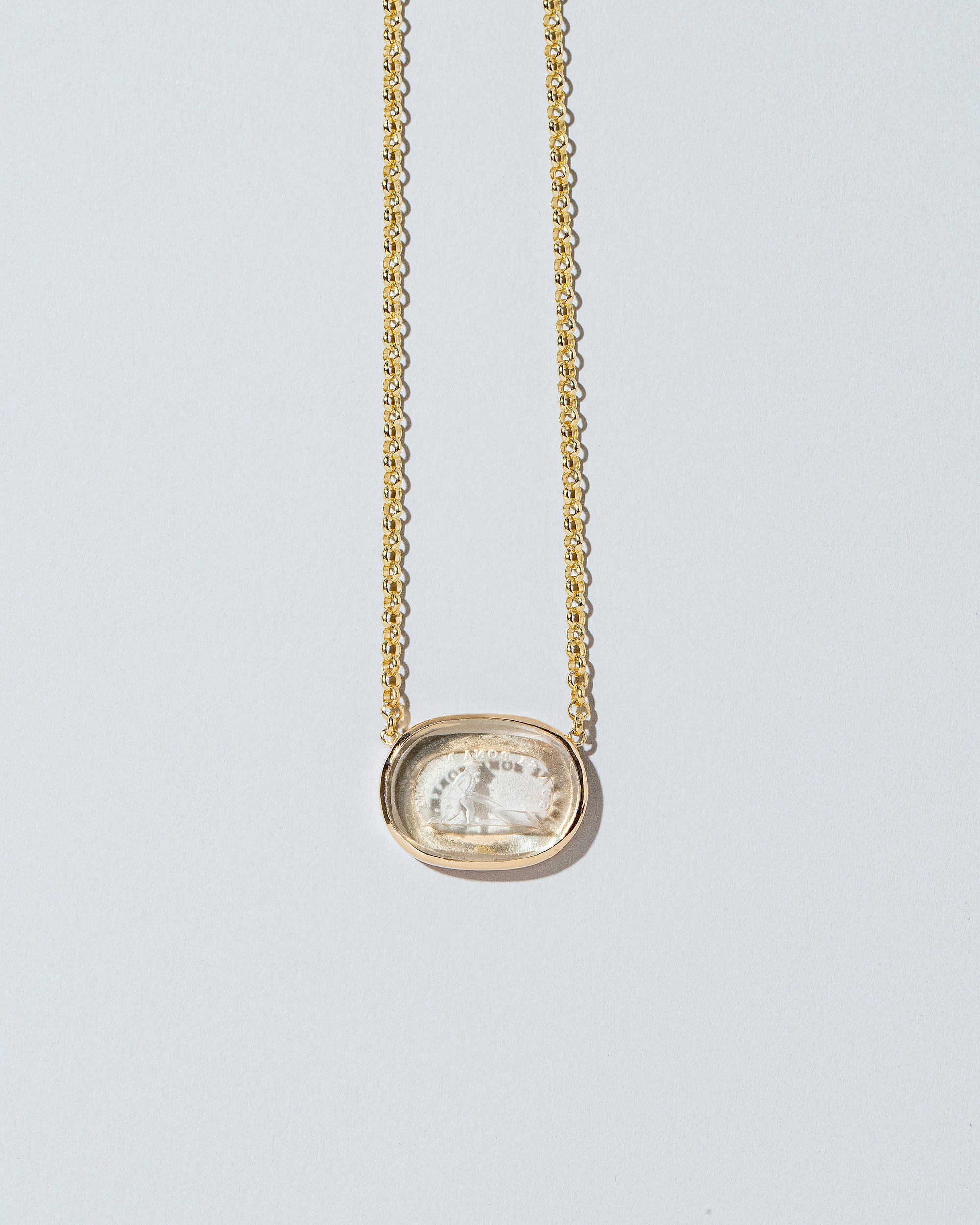 Simplicity Intaglio Seal Necklace