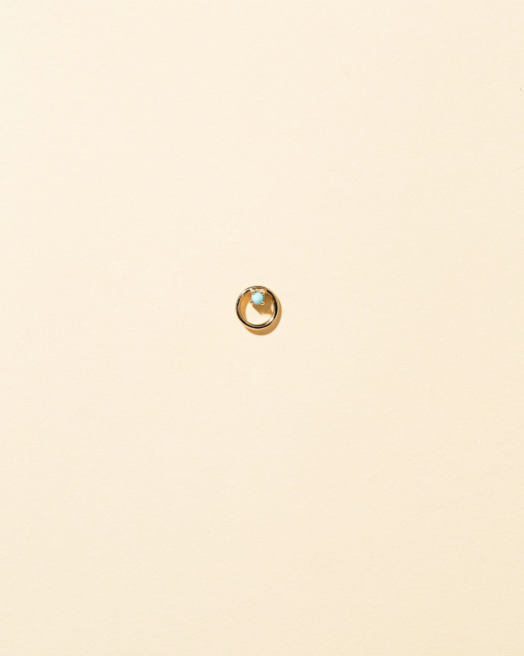 Full Moon Stud Earring Single - Image 5