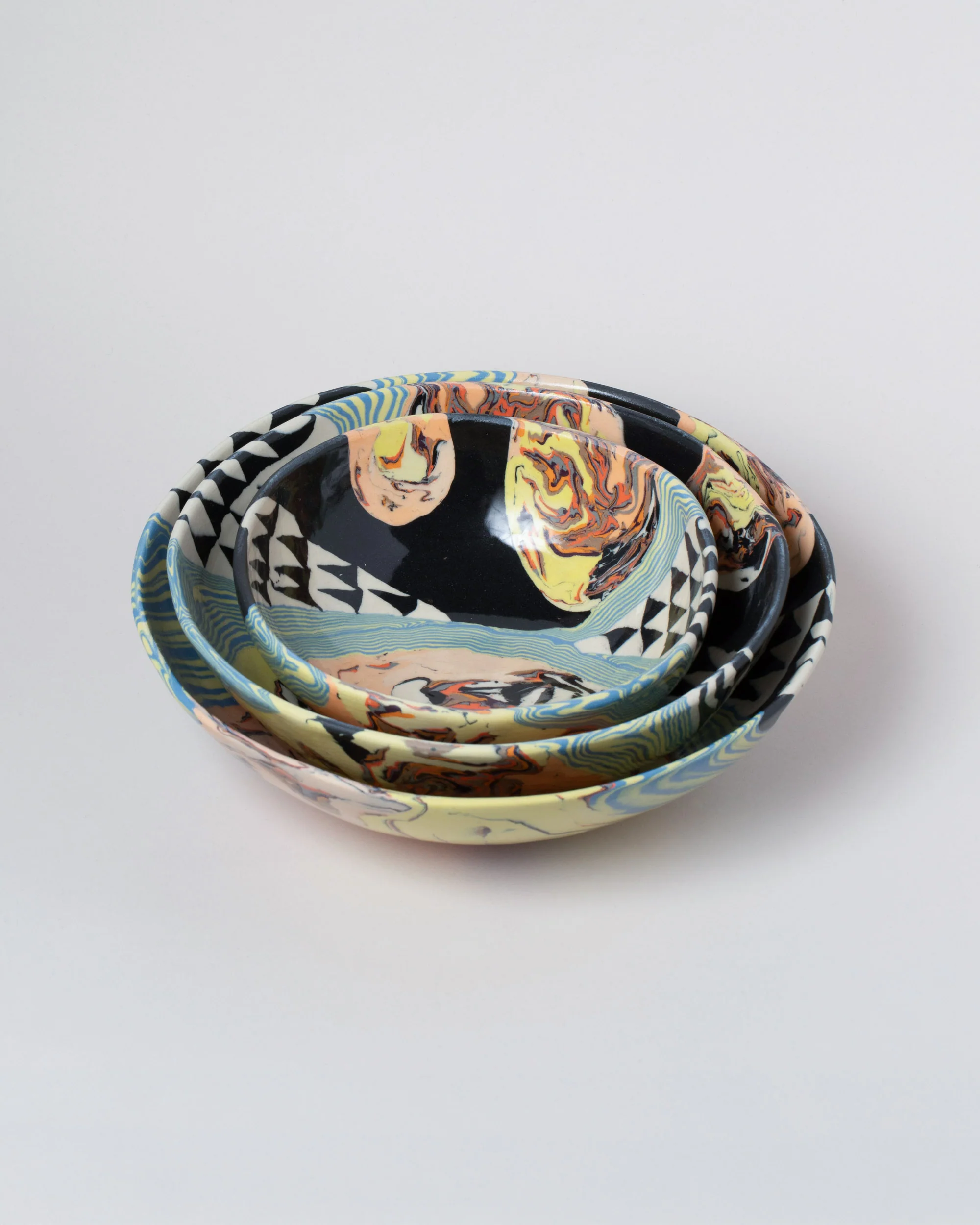 Nerikomi Bowl No. 101 - Image 4