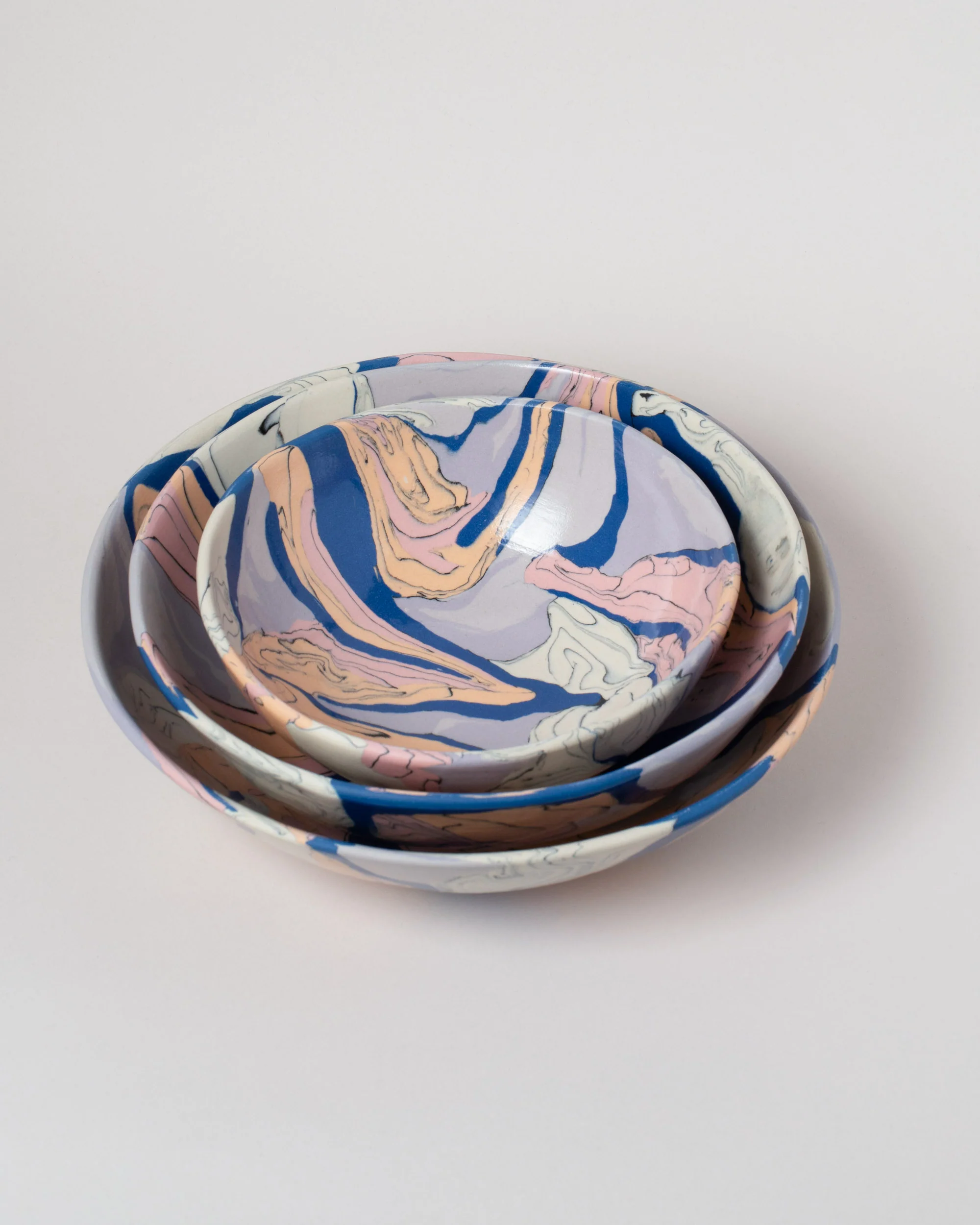 Nerikomi Bowl No. 103 - Image 4