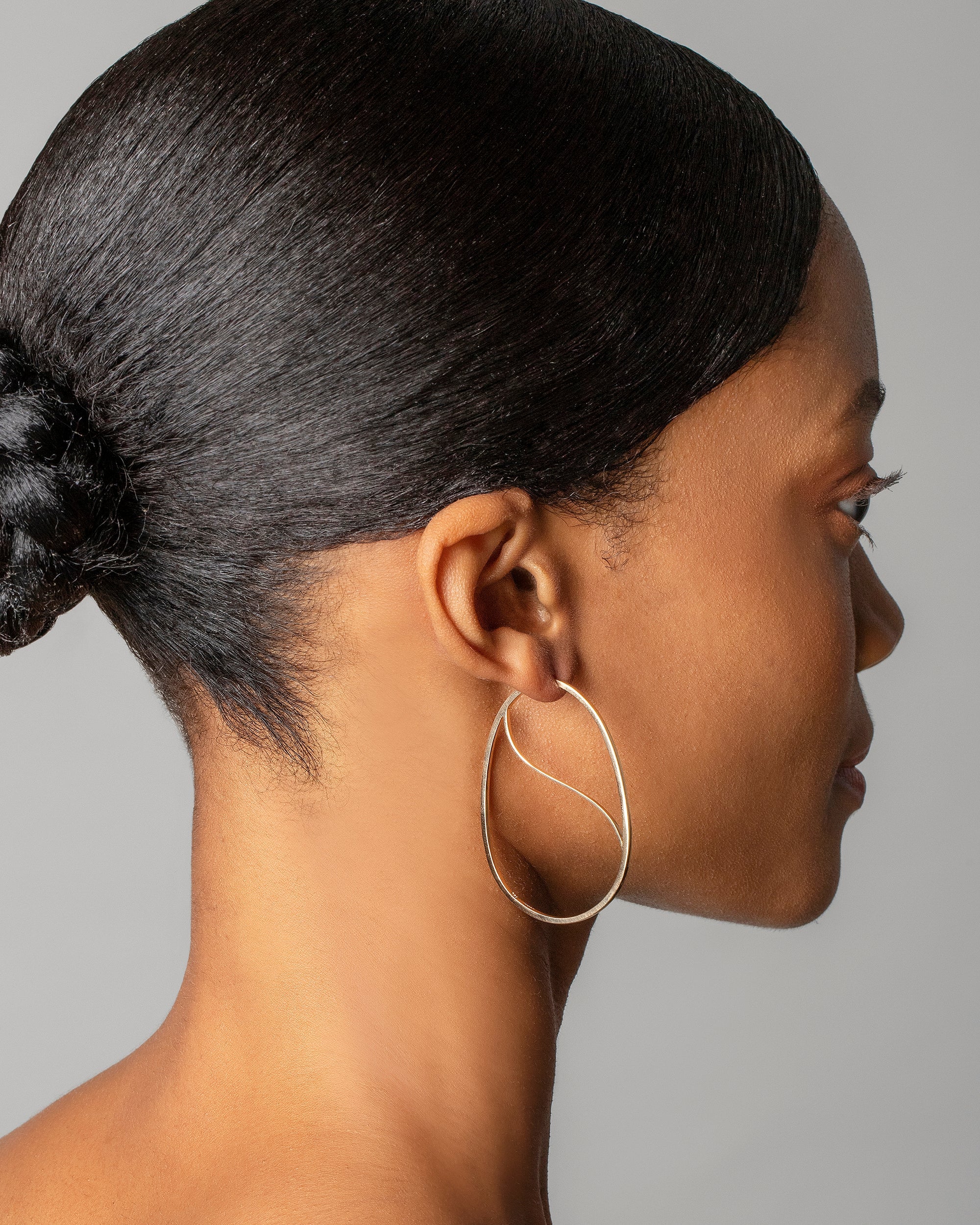 Snake Egg Hoop Earrings - Image 3