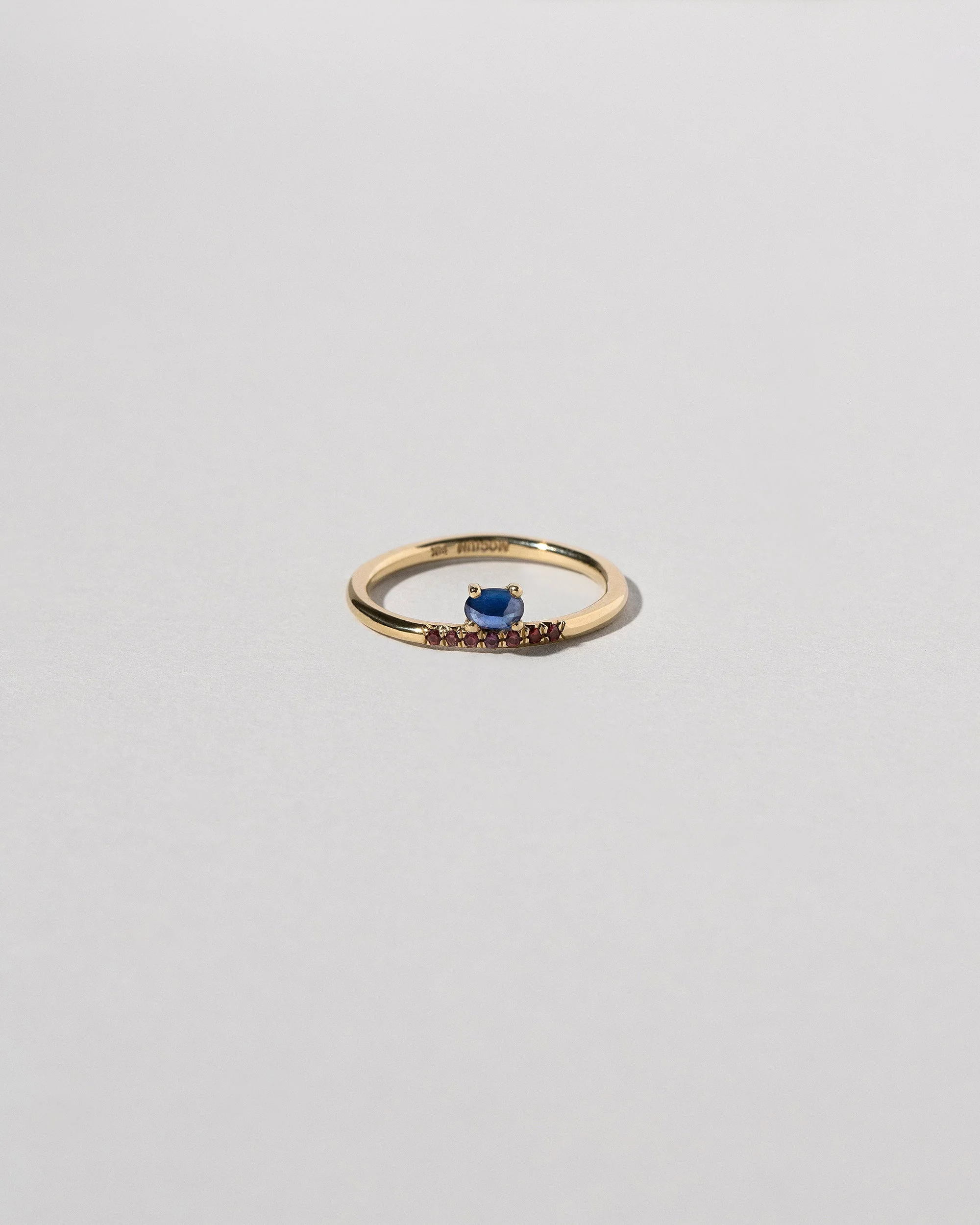 Stacked Ring - Sapphire & Ant Hill Garnet