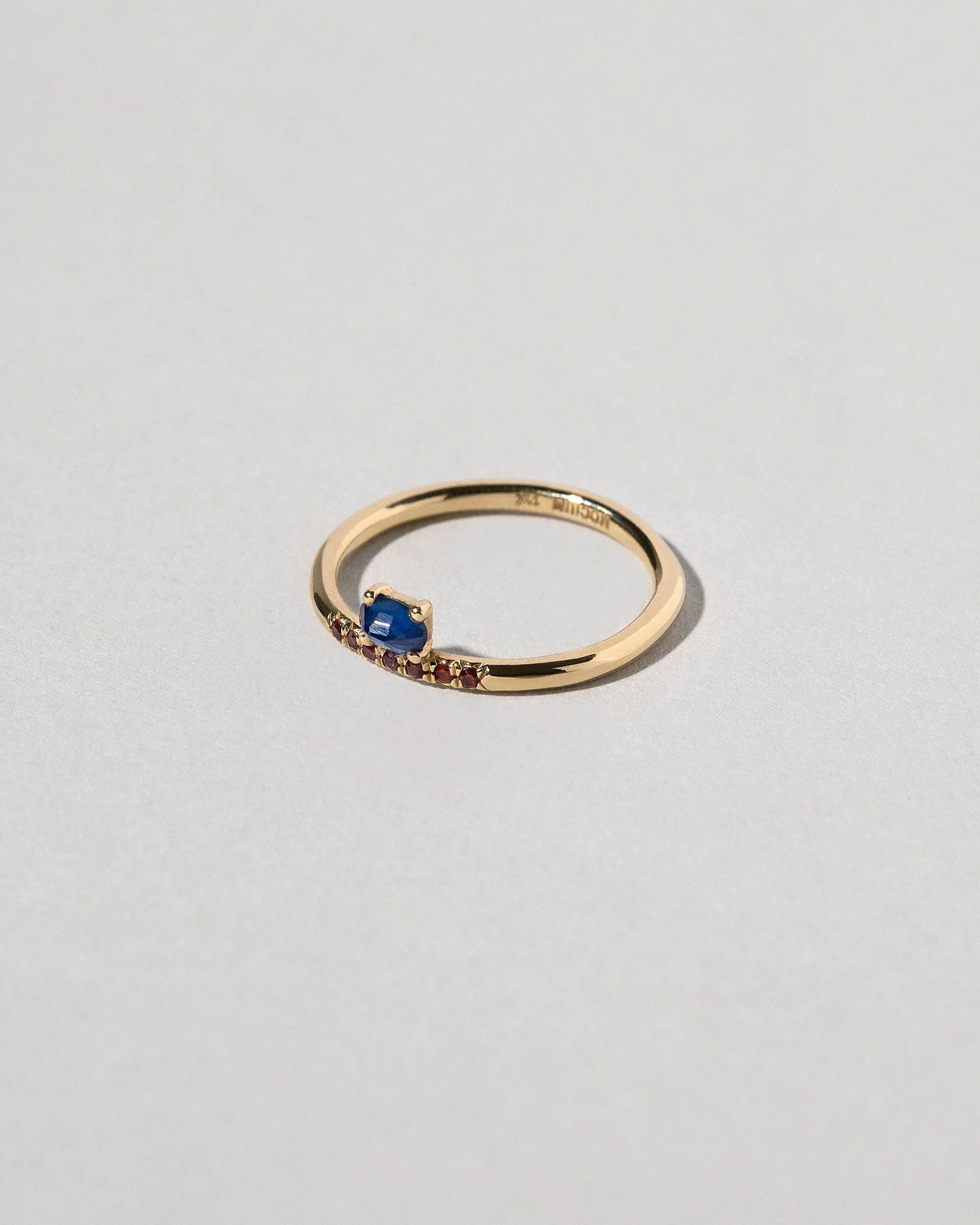 Stacked Ring - Sapphire & Ant Hill Garnet - Image 2