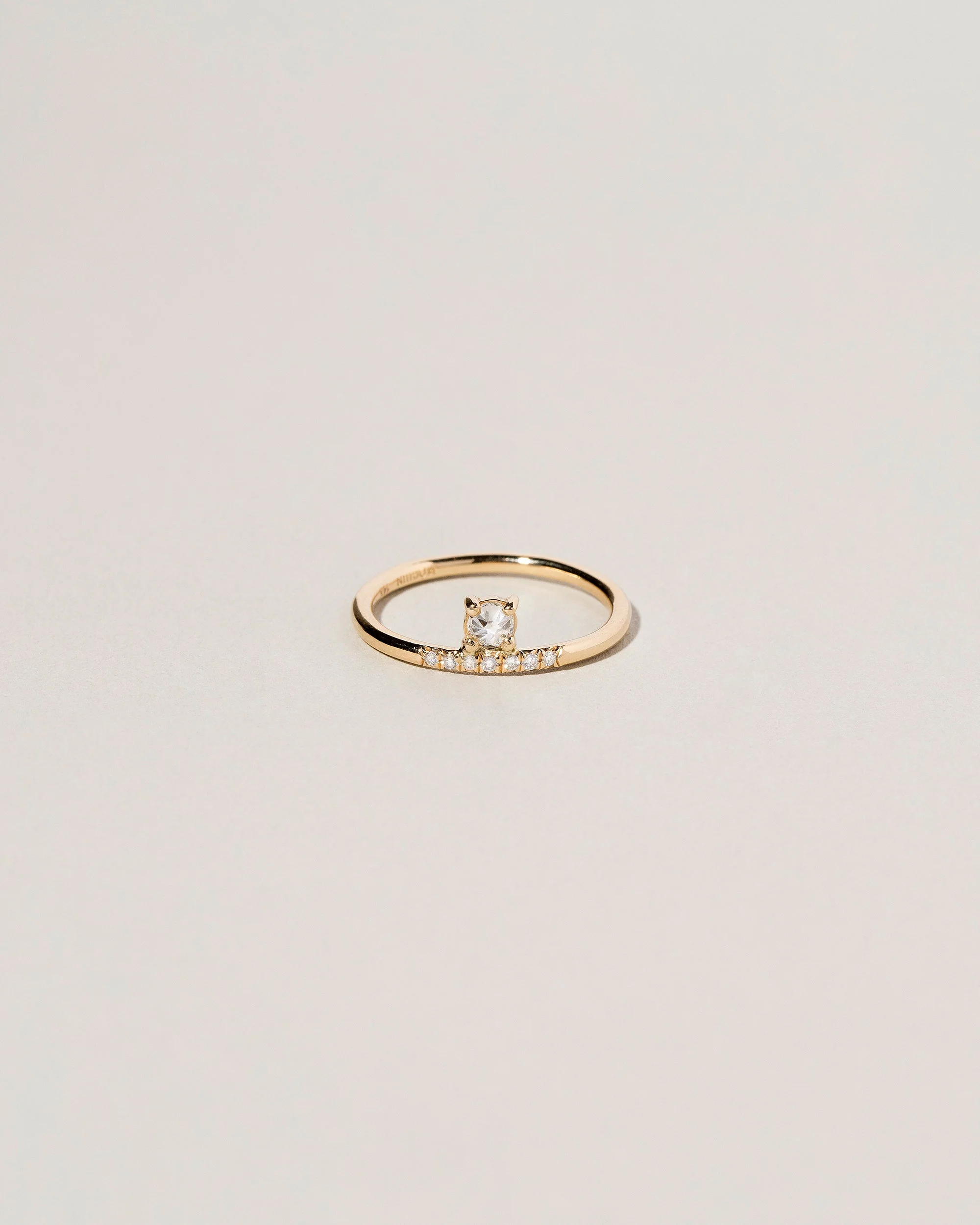 Stacked Ring - White Diamond