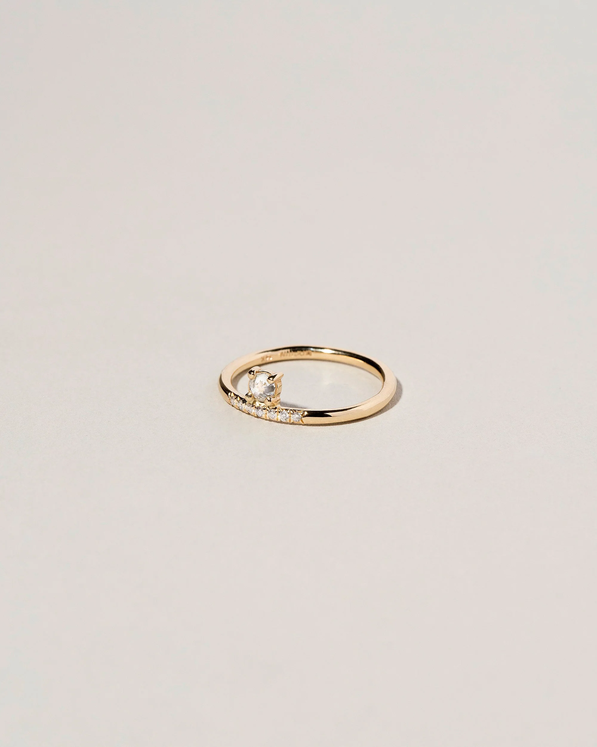 Stacked Ring - White Diamond - Image 2