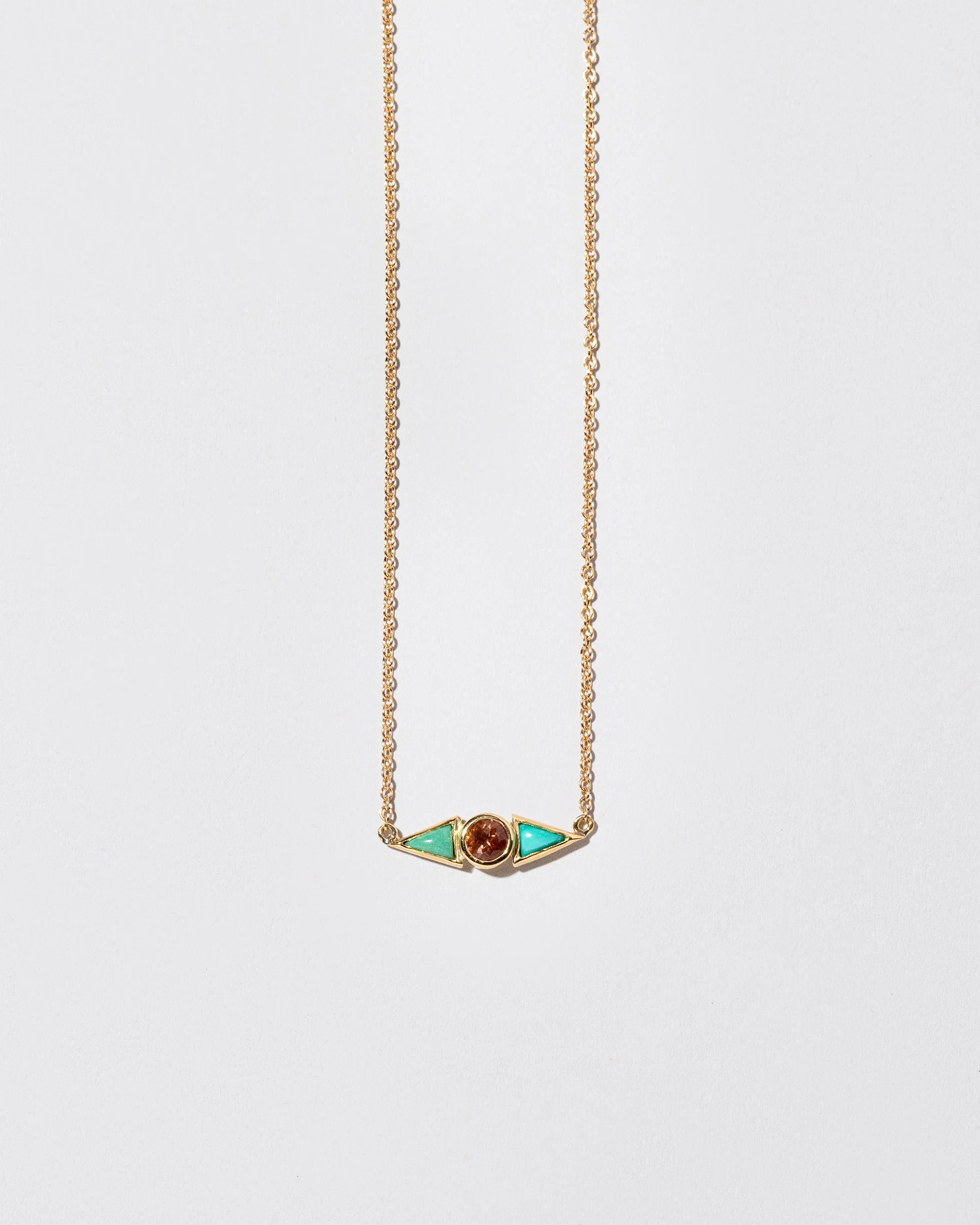 Sunstone & Turquoise Eye Necklace - Image 2