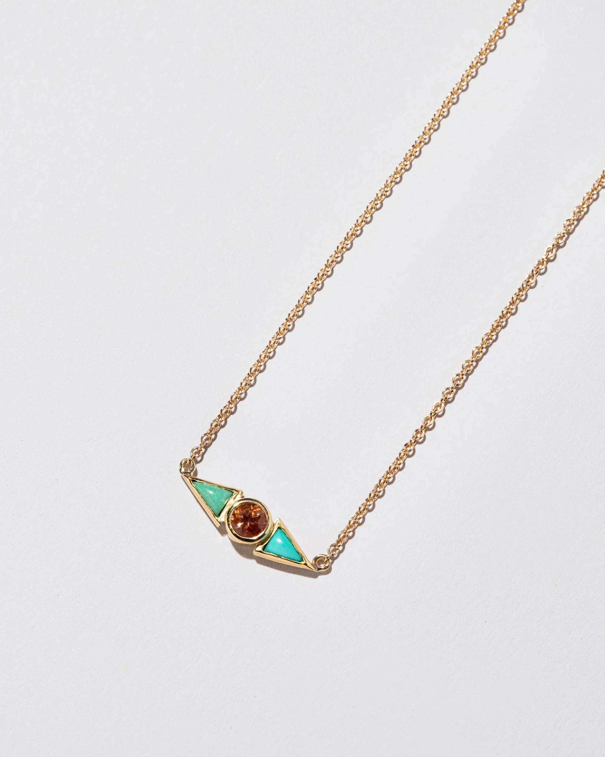 Sunstone & Turquoise Eye Necklace - Image 4