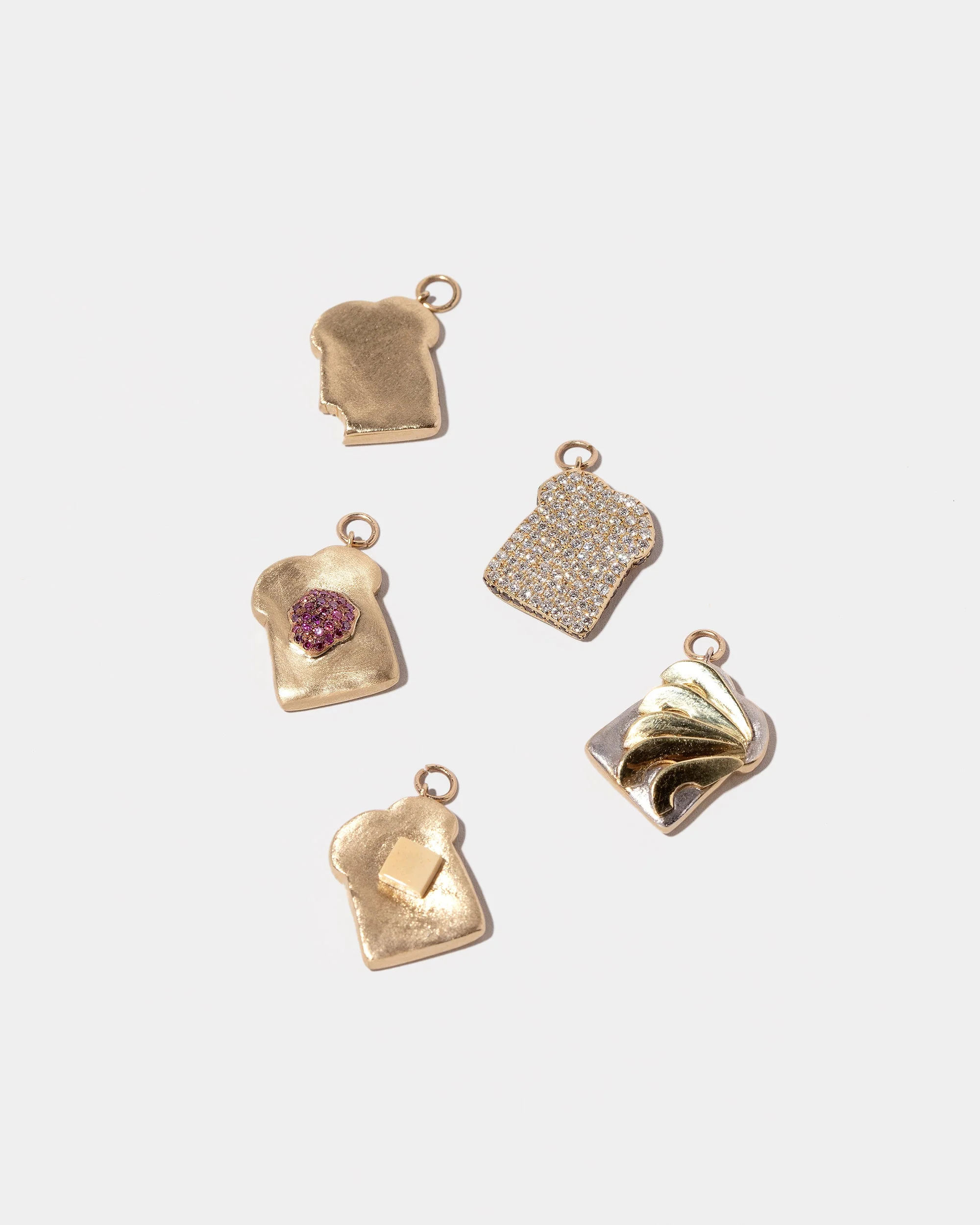 Pavé Toast Charm - Image 3