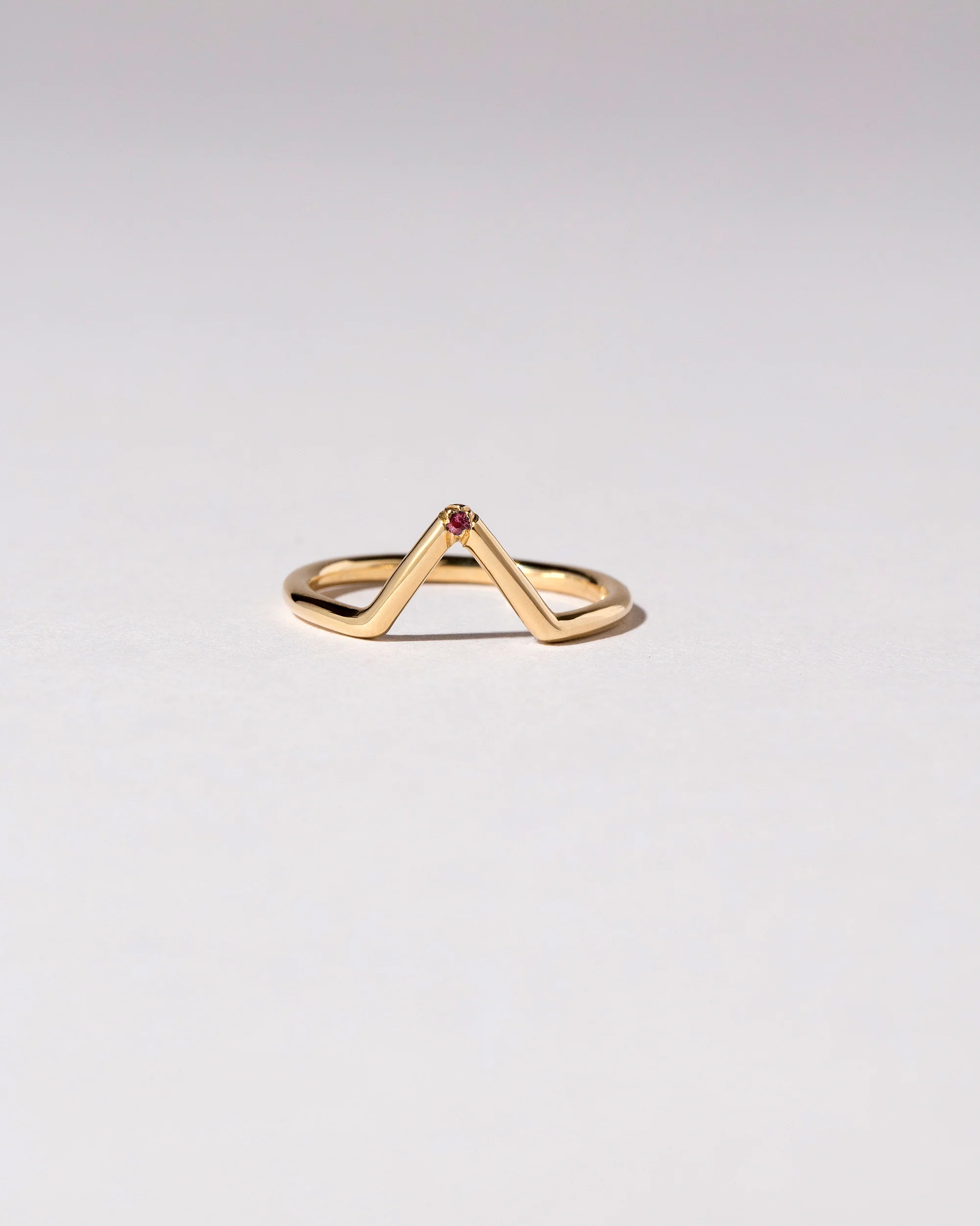 Triangle Band - Single Burnish-Set Stone - Image 7