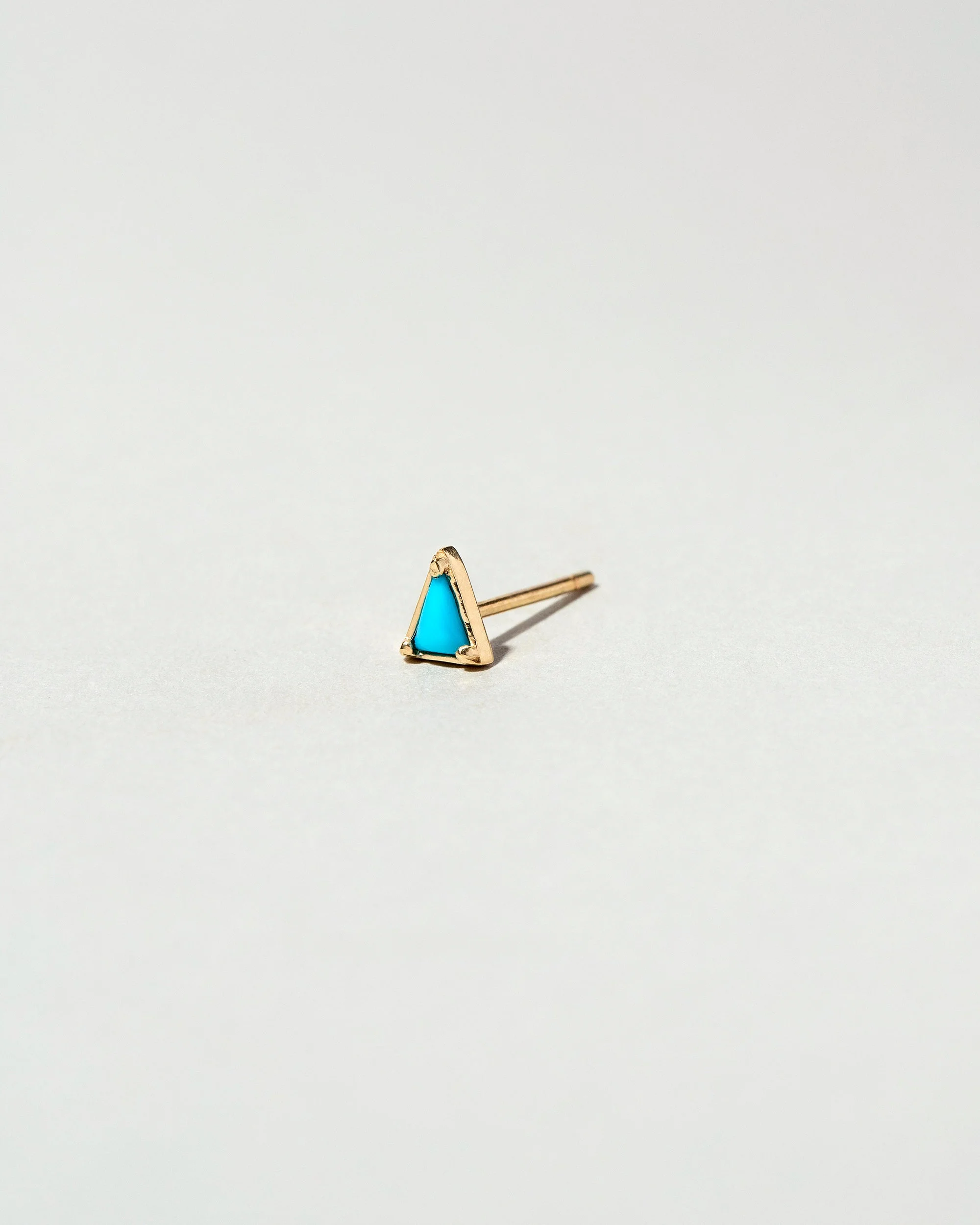 Triangle Stud Earring Single