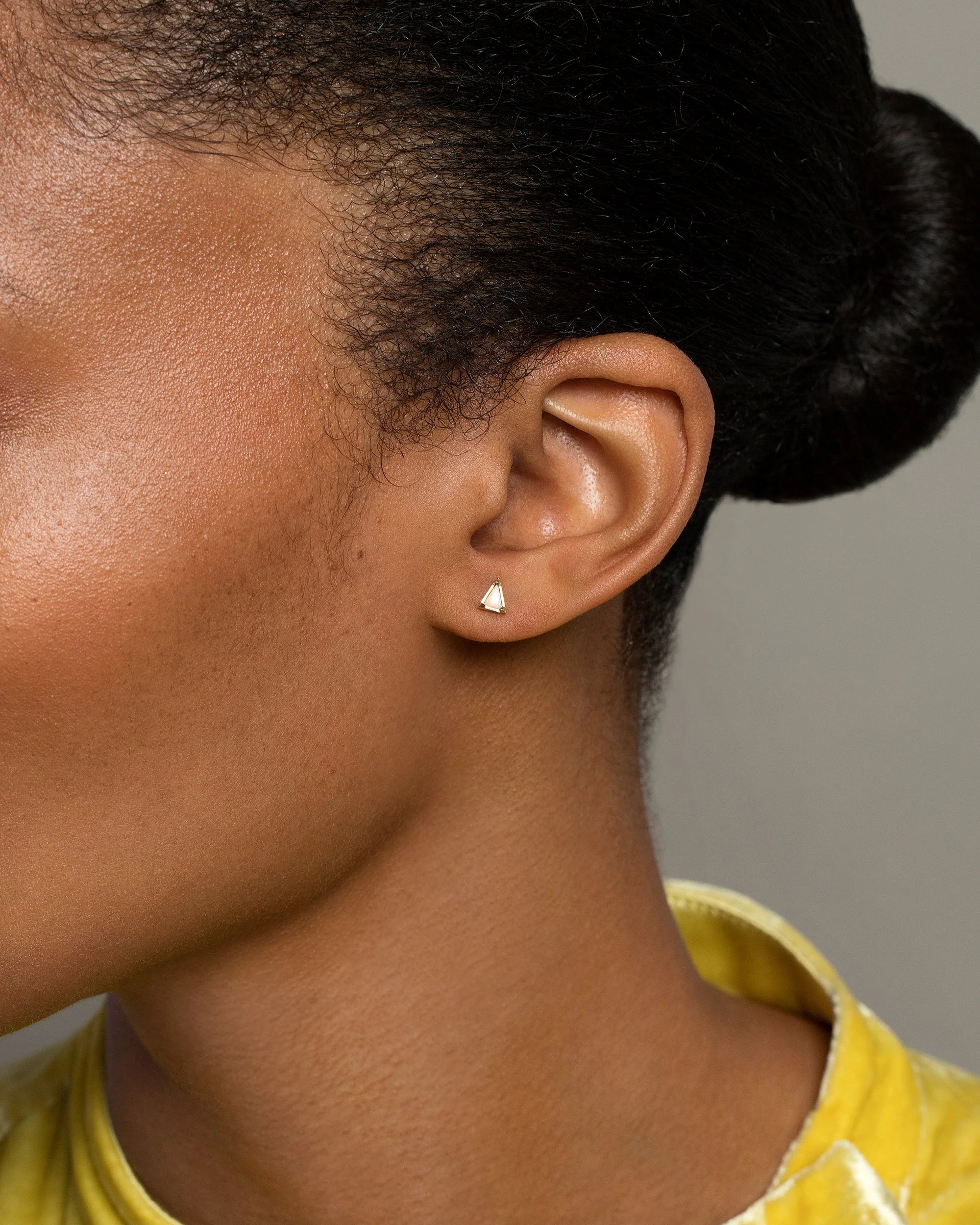 Triangle Stud Earring Single - Image 6