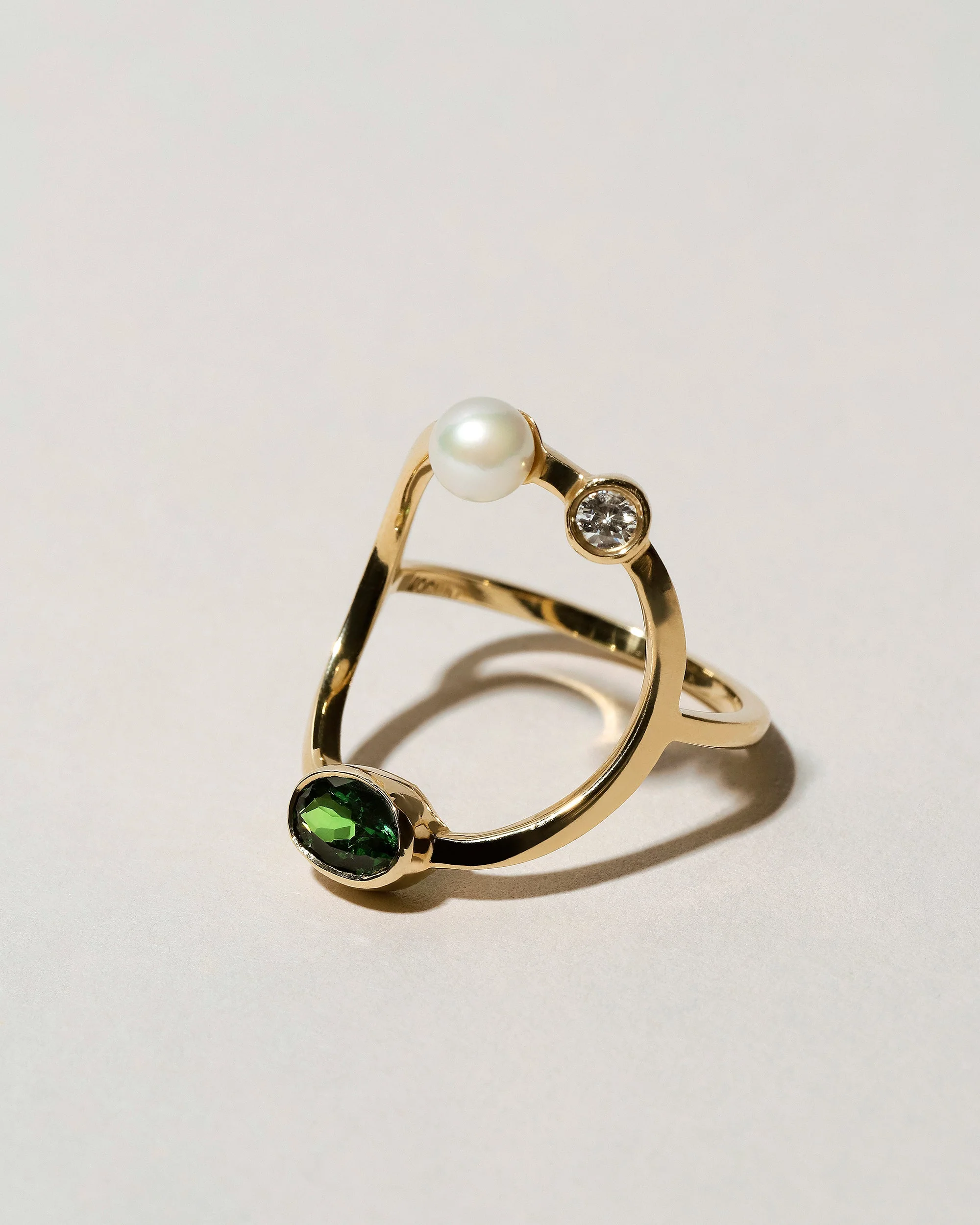 Trilogy Ring - Tsavorite - Image 2