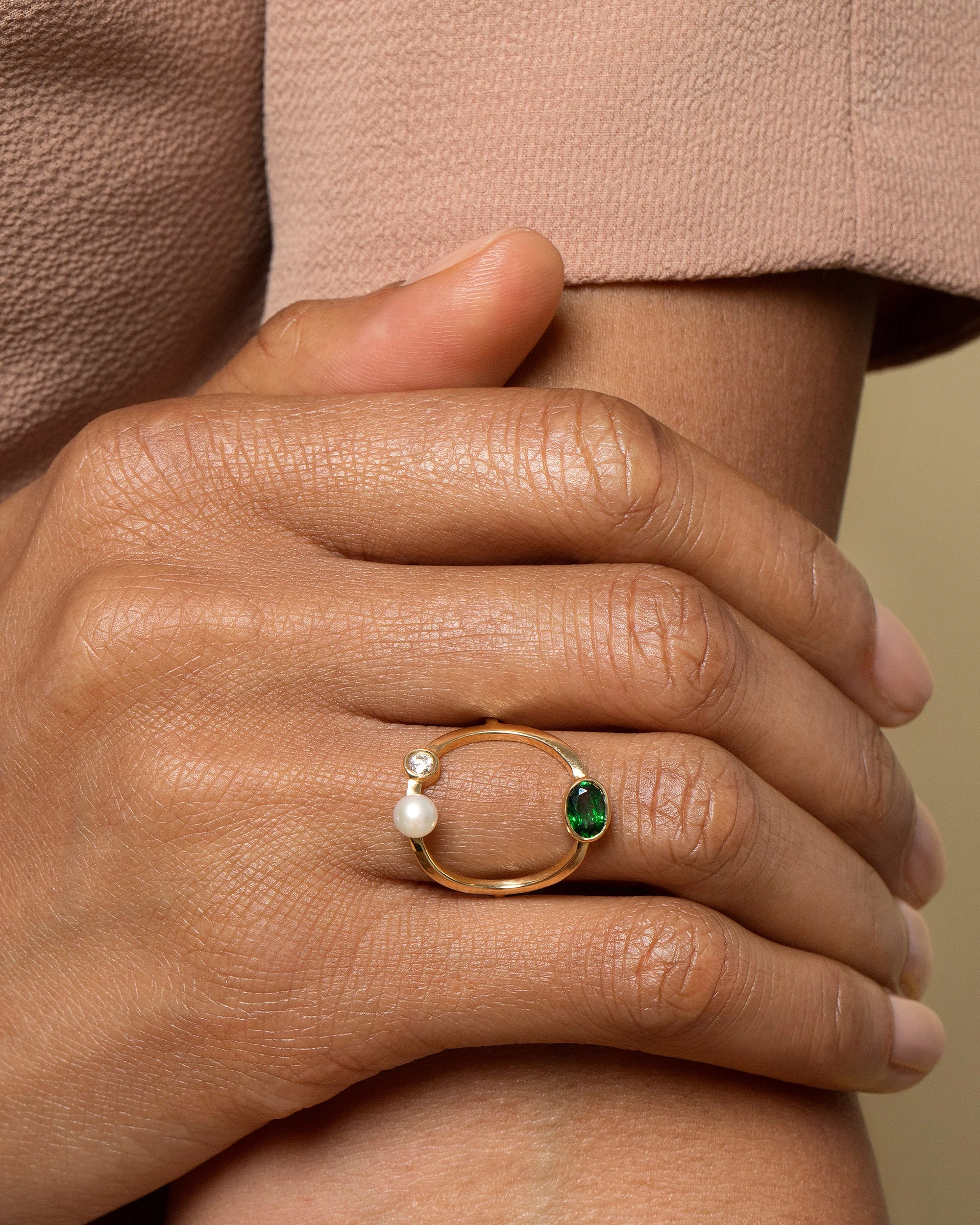 Trilogy Ring - Tsavorite - Image 4