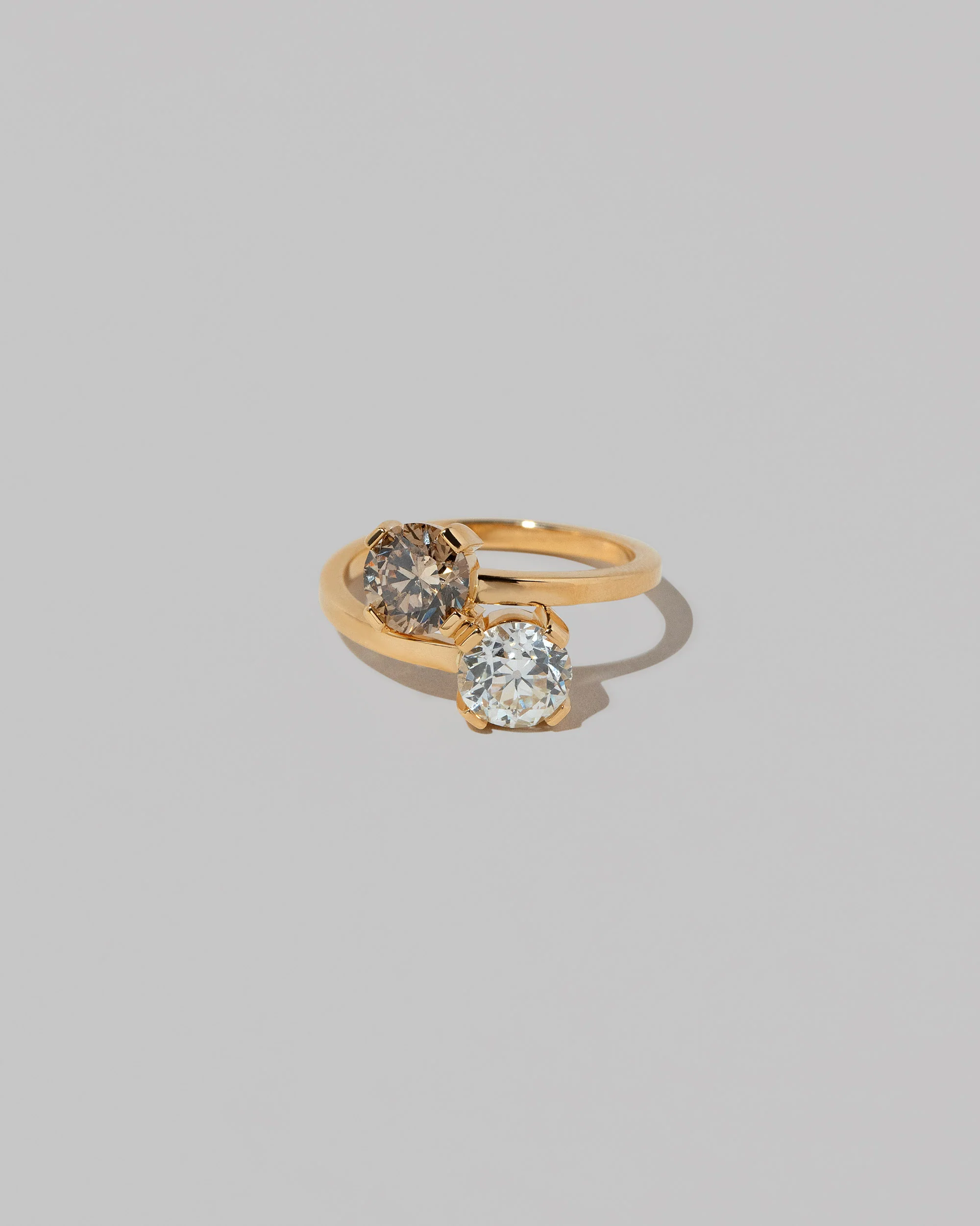 Union Ring - Champagne & White Diamond