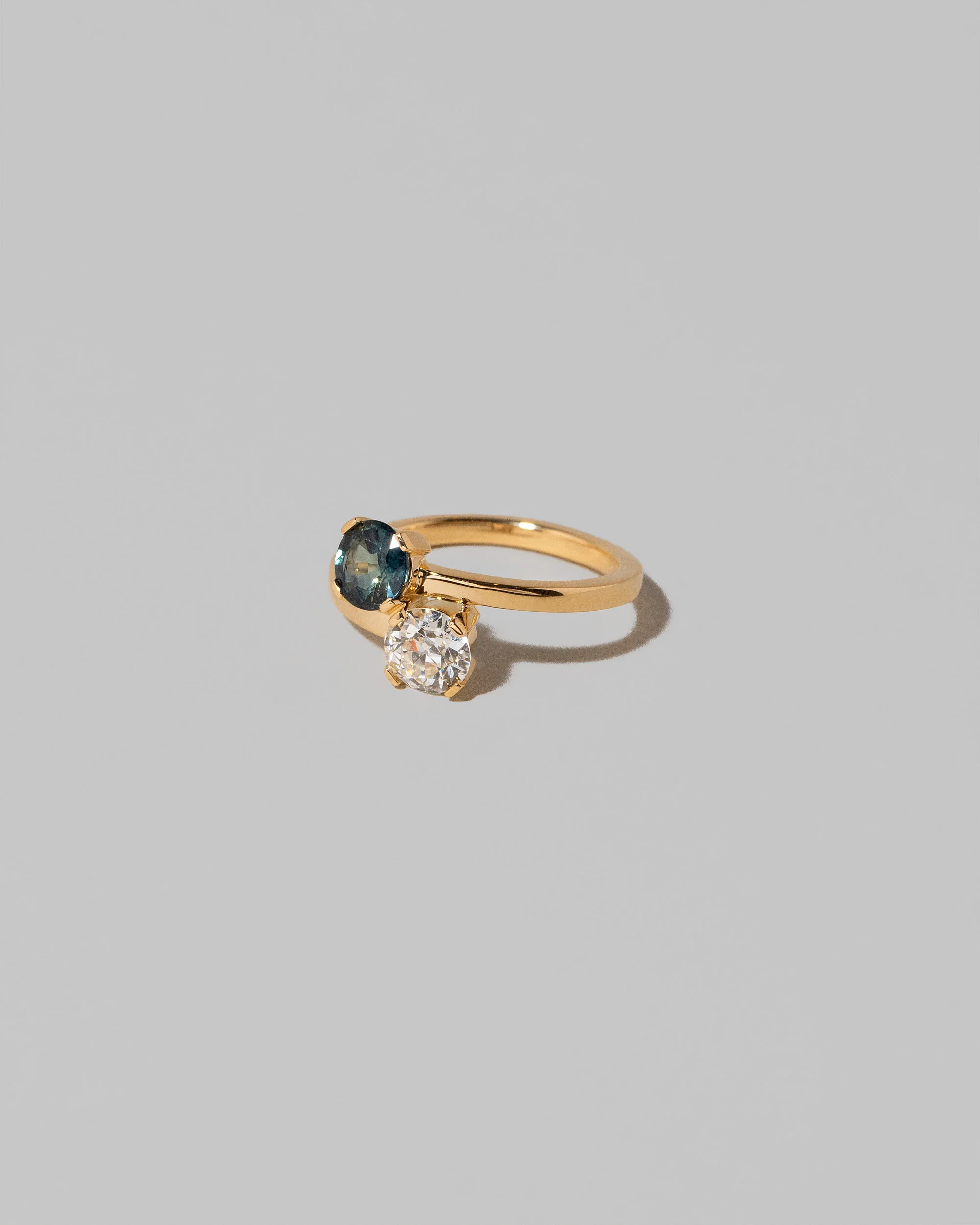 Union Ring - Sapphire & Diamond - Image 3