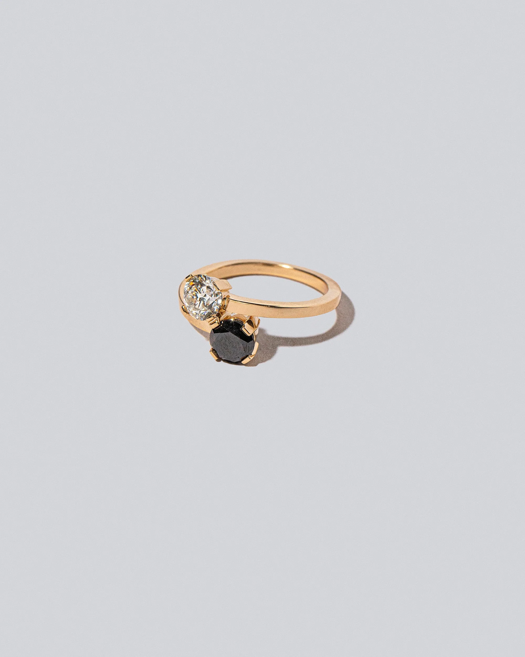 Union Ring - Black & White Diamonds - Image 2