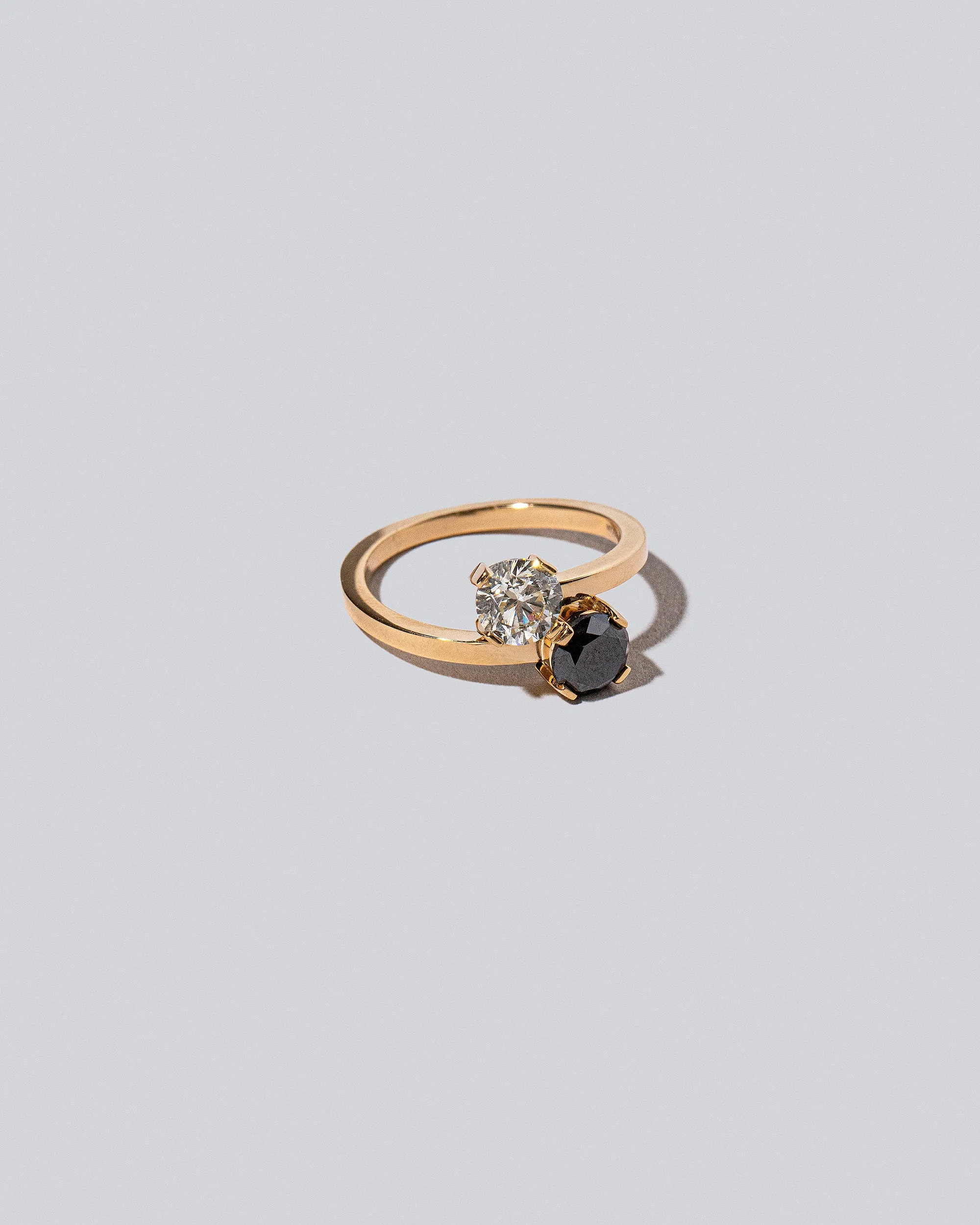 Union Ring - Black & White Diamonds - Image 3
