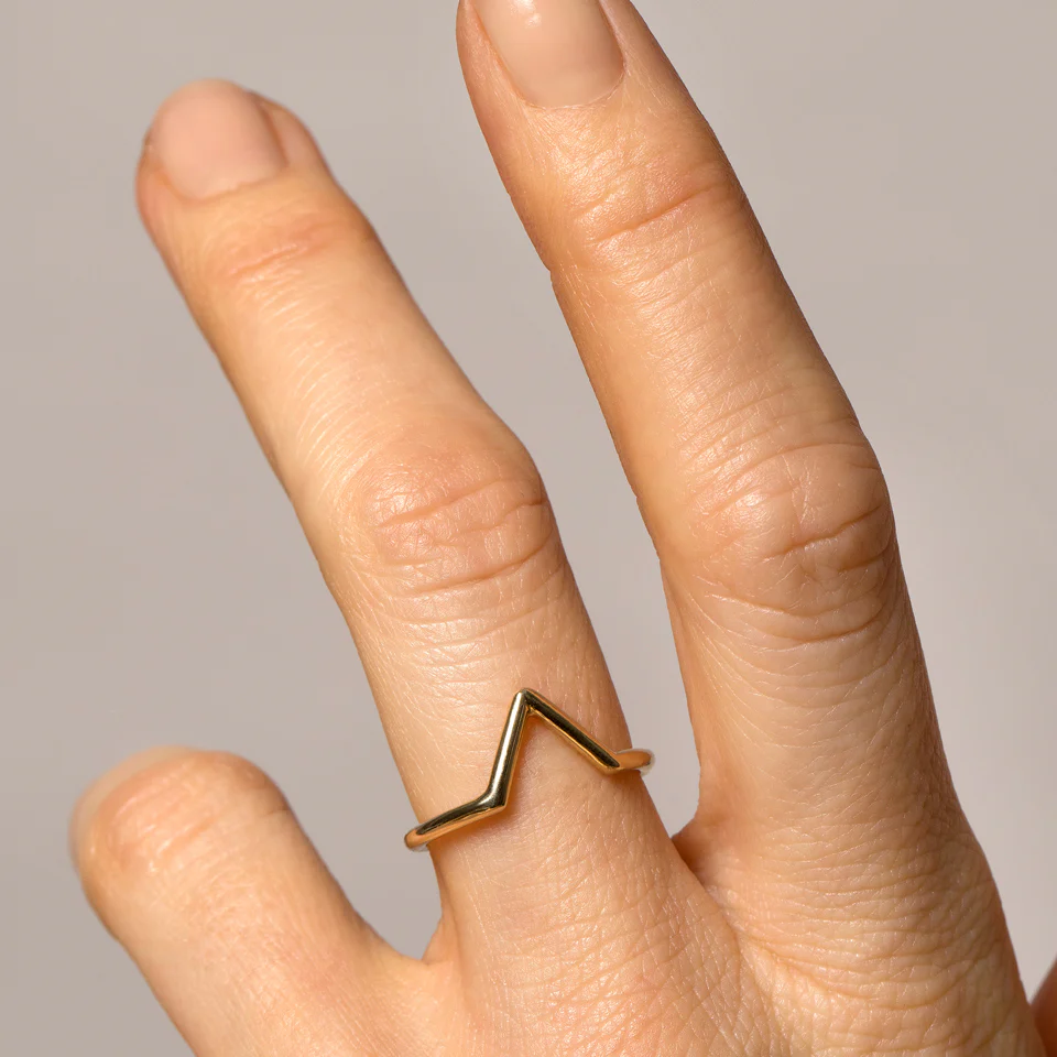 Triangle Band in Solid Round Wire - sz7.75 x Vault - Image 3
