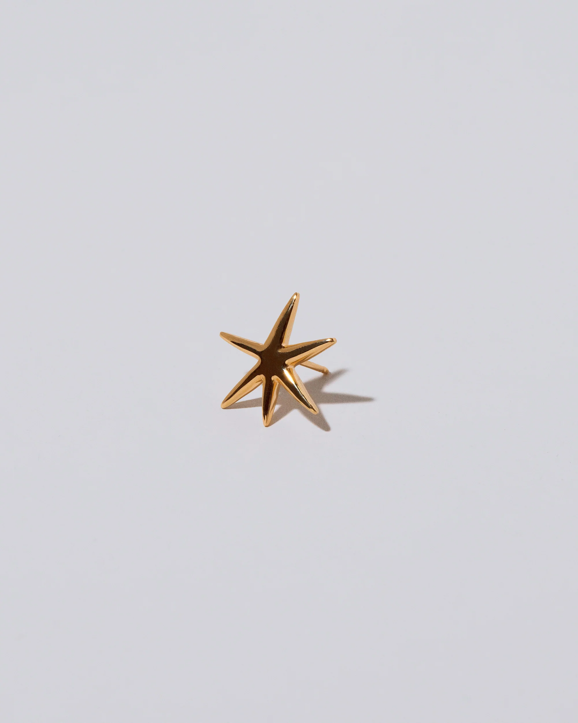 Large Verve Six Point Star Stud Earrings - Image 3