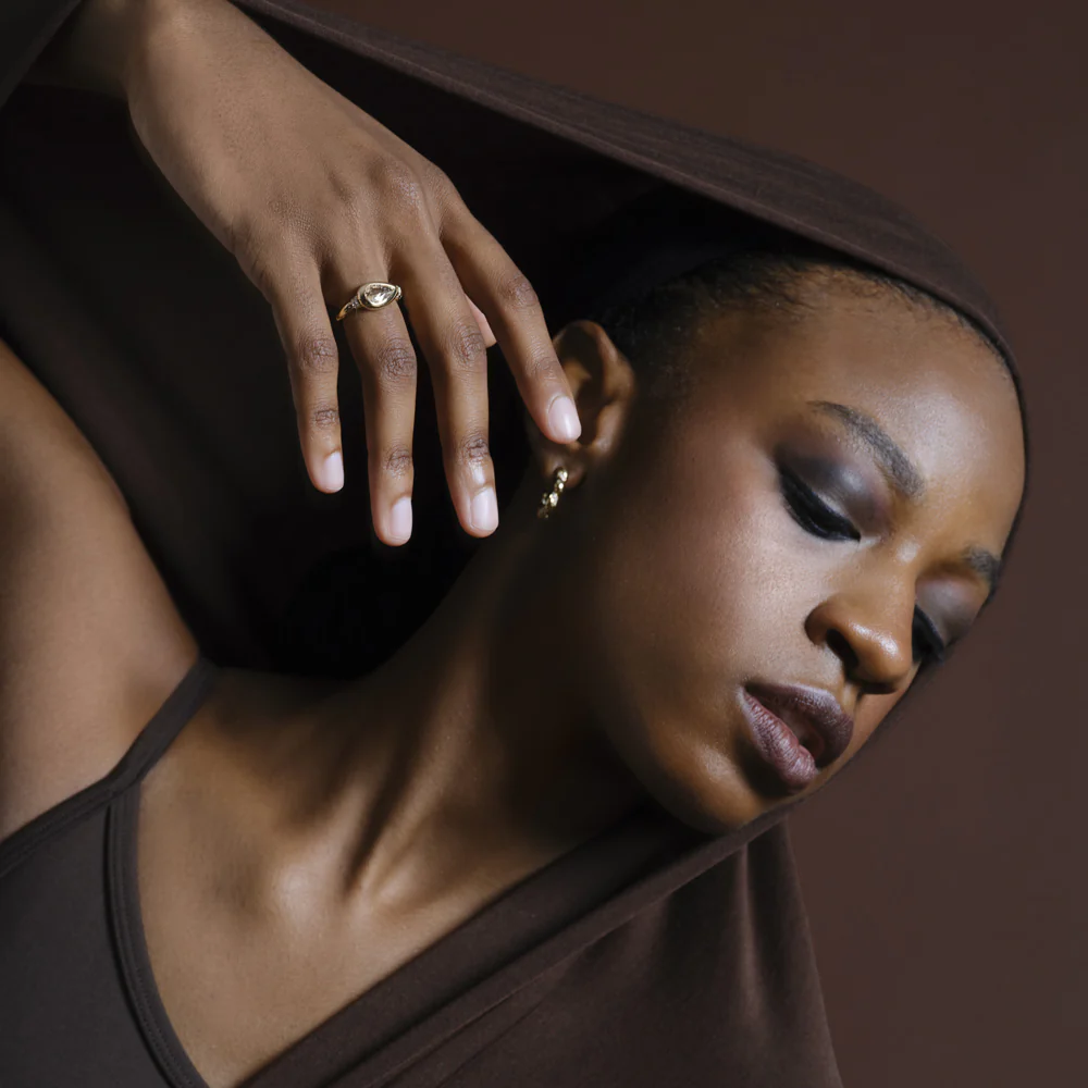 Pavé Wrapped Hoop Earrings - Image 5