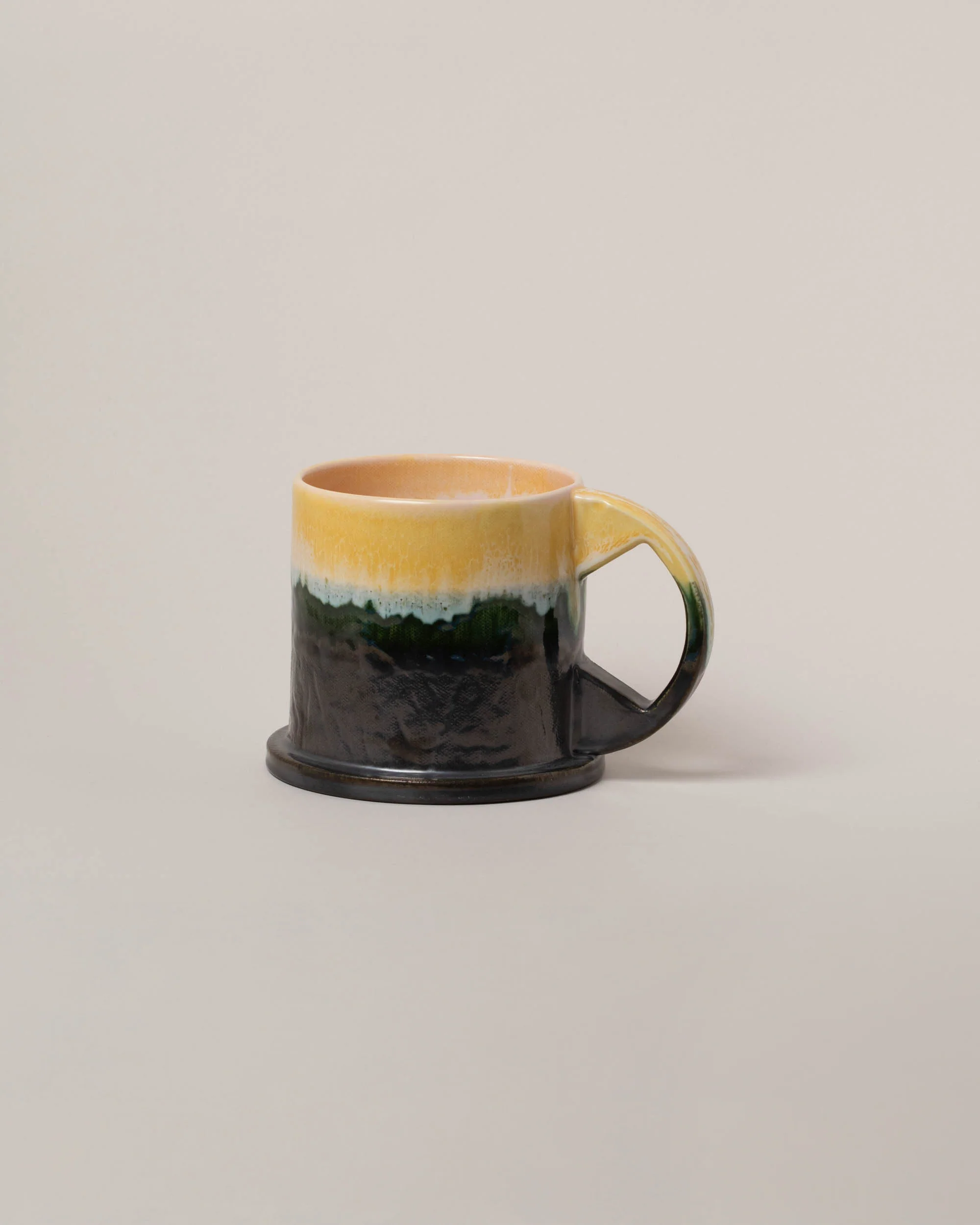 XL Double Dip Mug - Yellow, Blue & Black