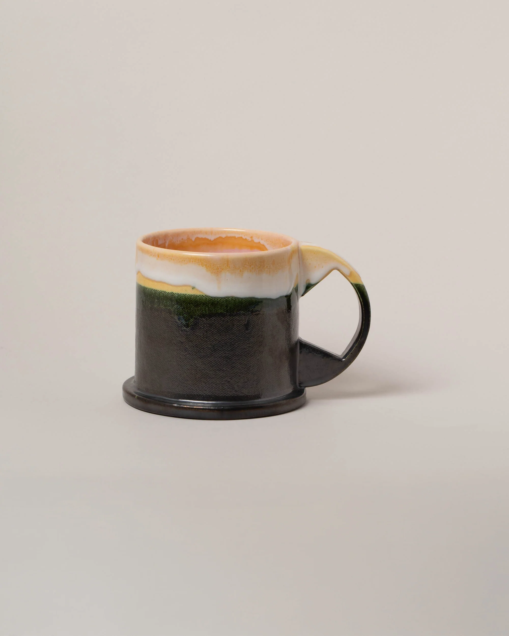 XL Double Dip Mug - Yellow, Forest & Black